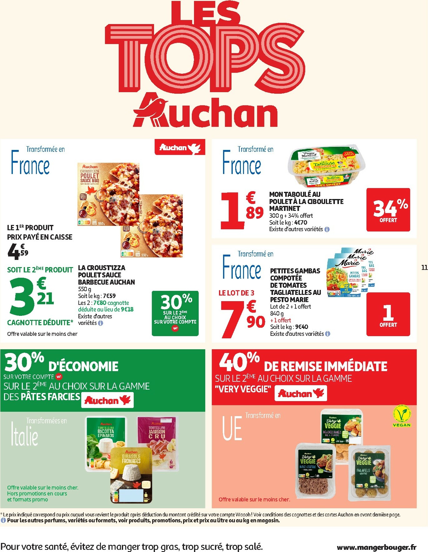 auchan - Catalogue Auchan supermarché - Les Halles d'automne dans votre super valable du 30/09 au 11/10 - page: 11