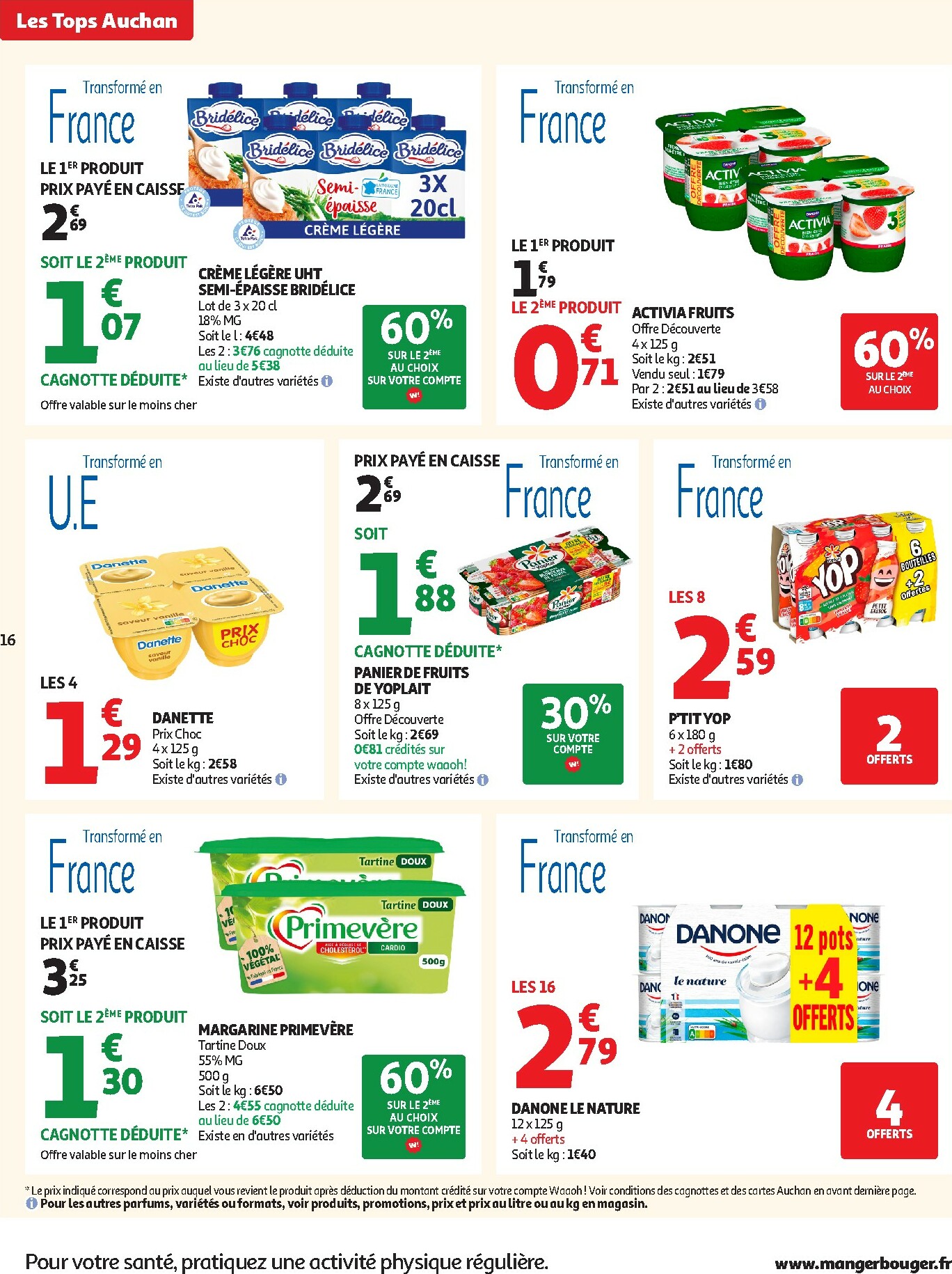 auchan - Catalogue Auchan supermarché - Les Halles d'automne dans votre super valable du 30/09 au 11/10 - page: 16