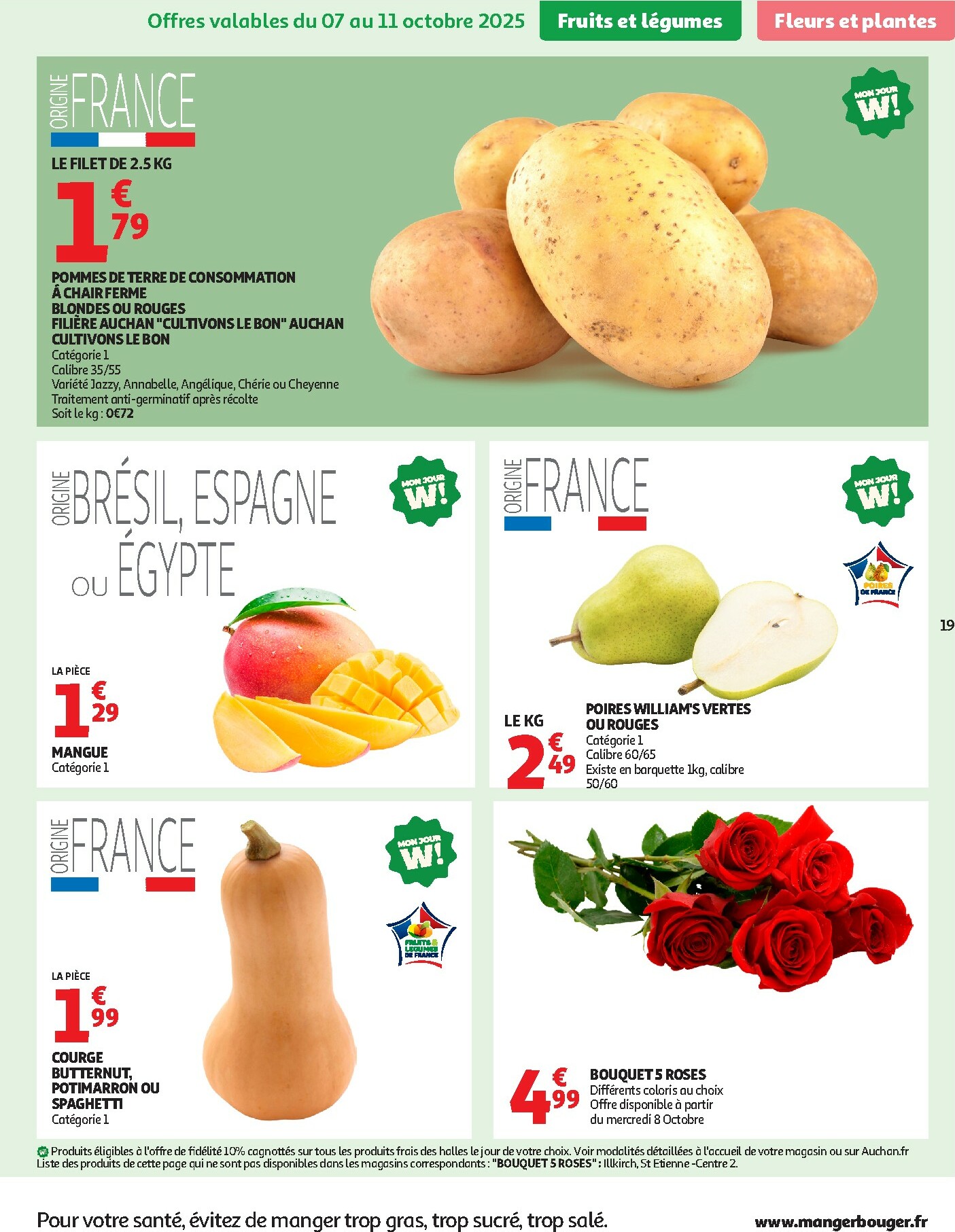auchan - Catalogue Auchan - Des petits prix pour les grands moments de la journée valable du 07/10 au 19/10 - page: 19
