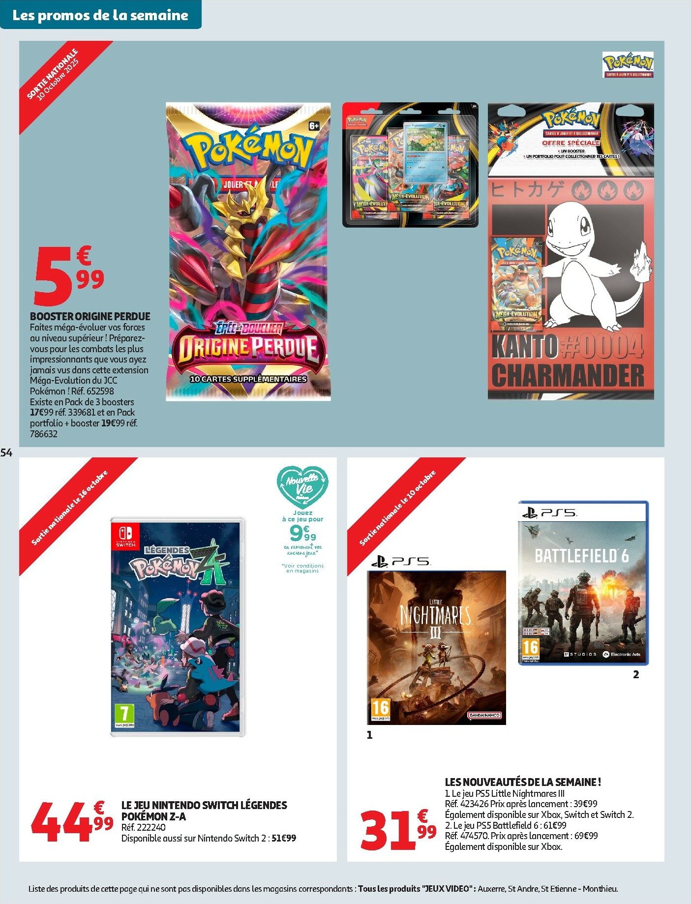 auchan - Catalogue Auchan - Des petits prix pour les grands moments de la journée valable du 07/10 au 19/10 - page: 54