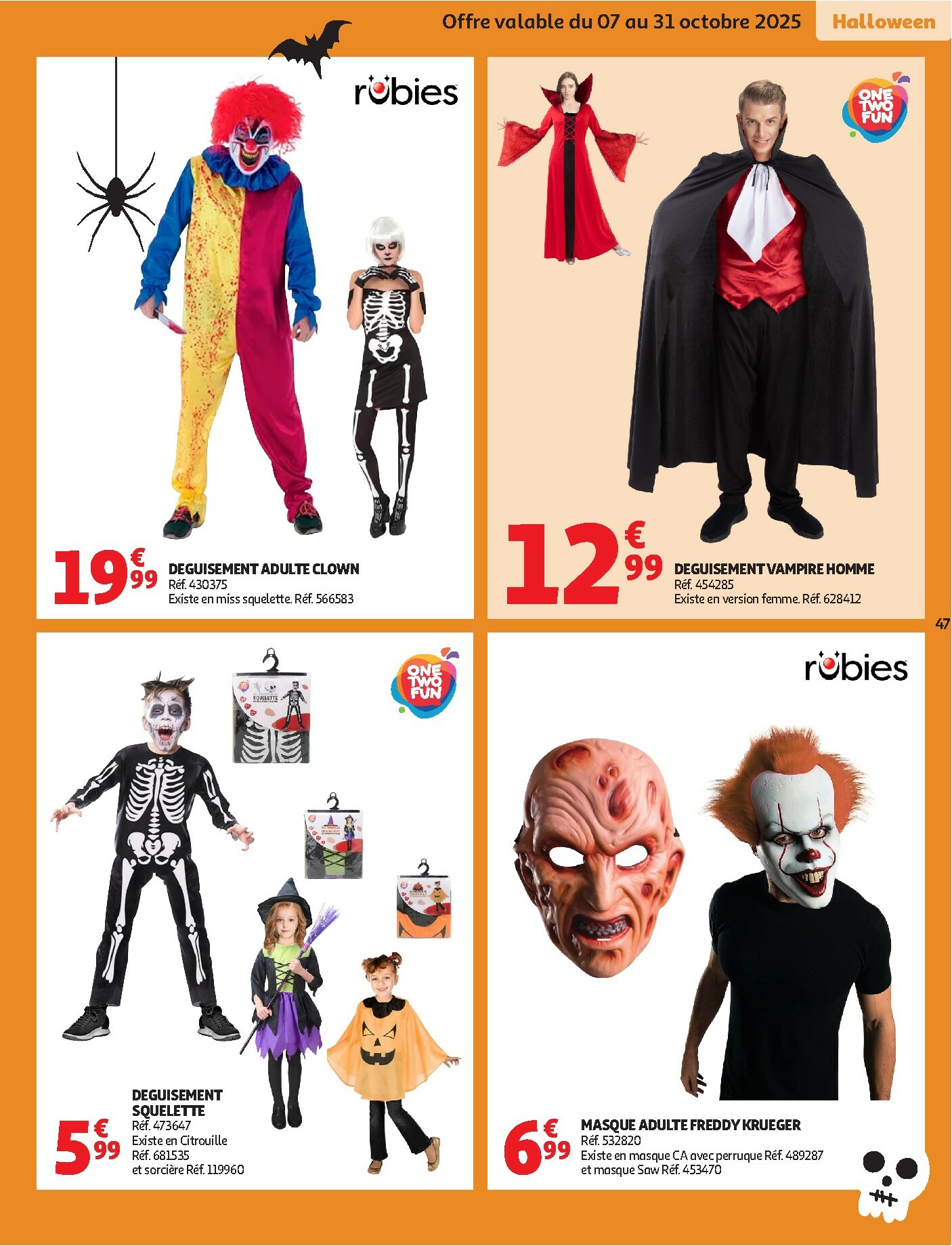 auchan - Catalogue Auchan - Des petits prix pour les grands moments de la journée valable du 07/10 au 19/10 - page: 47