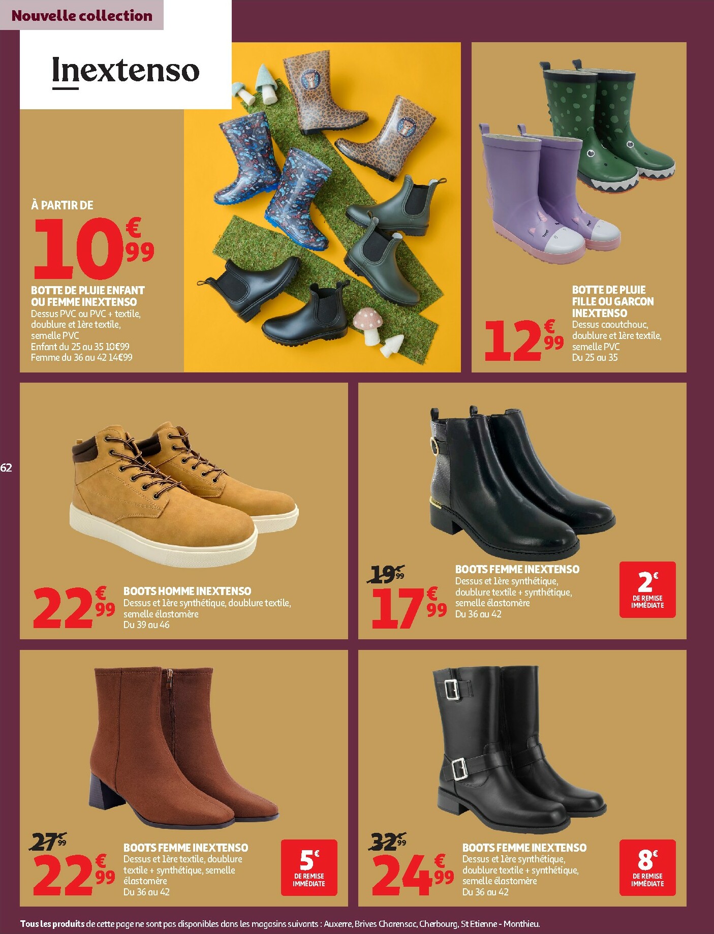 auchan - Catalogue Auchan - Des petits prix pour les grands moments de la journée valable du 07/10 au 19/10 - page: 62