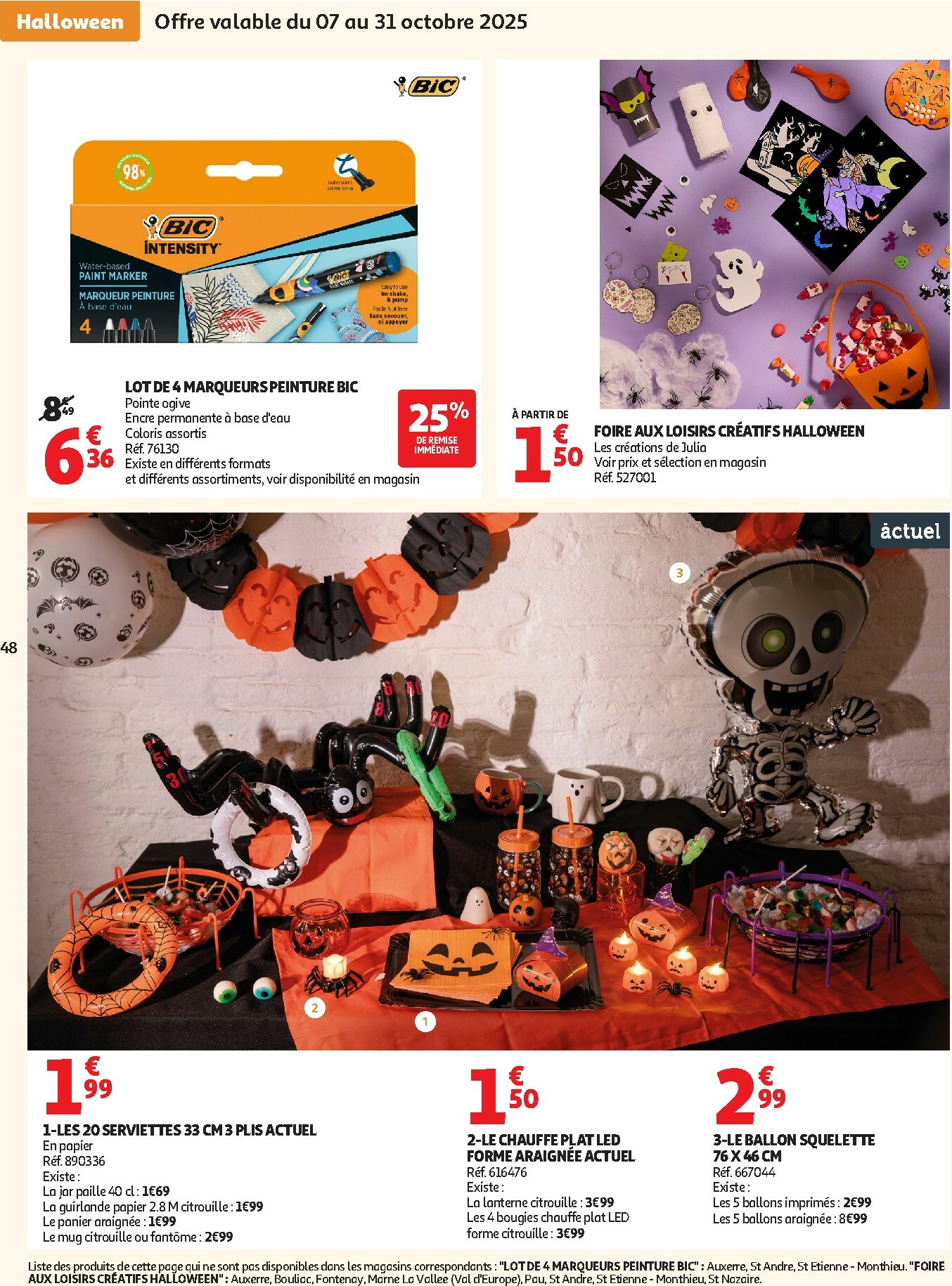 auchan - Catalogue Auchan - Des petits prix pour les grands moments de la journée valable du 07/10 au 19/10 - page: 48
