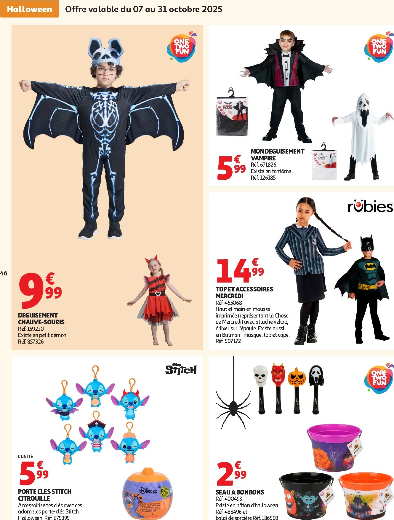 auchan - Catalogue Auchan - Des petits prix pour les grands moments de la journée valable du 07/10 au 19/10 - page: 46