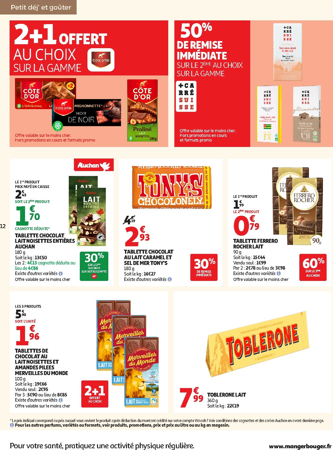 auchan - Catalogue Auchan - Des petits prix pour les grands moments de la journée valable du 07/10 au 19/10 - page: 12