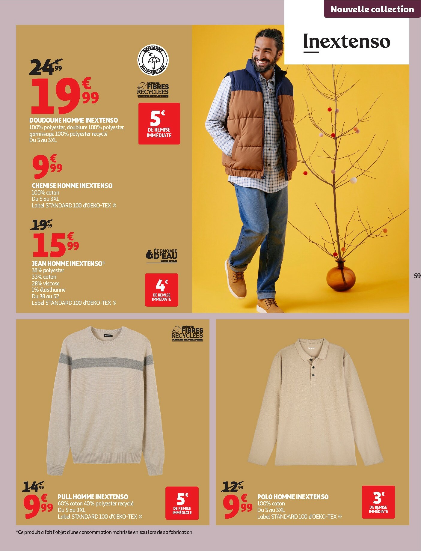 auchan - Catalogue Auchan - Des petits prix pour les grands moments de la journée valable du 07/10 au 19/10 - page: 59