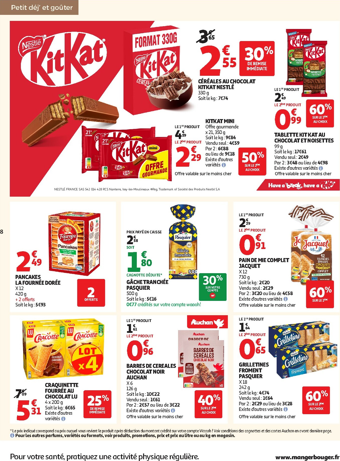 auchan - Catalogue Auchan - Des petits prix pour les grands moments de la journée valable du 07/10 au 19/10 - page: 8