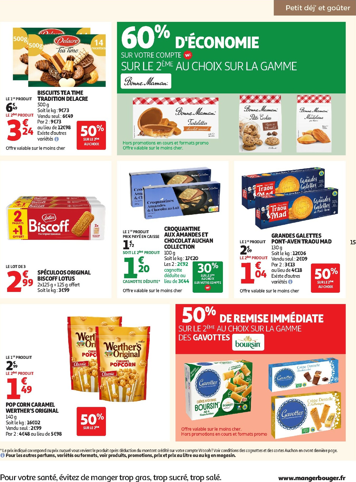 auchan - Catalogue Auchan - Des petits prix pour les grands moments de la journée valable du 07/10 au 19/10 - page: 15