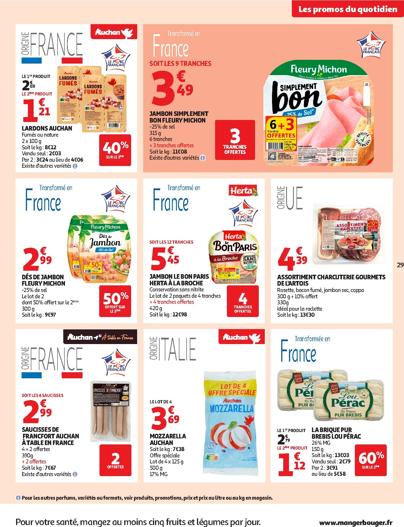 auchan - Catalogue Auchan - Des petits prix pour les grands moments de la journée valable du 07/10 au 19/10 - page: 29