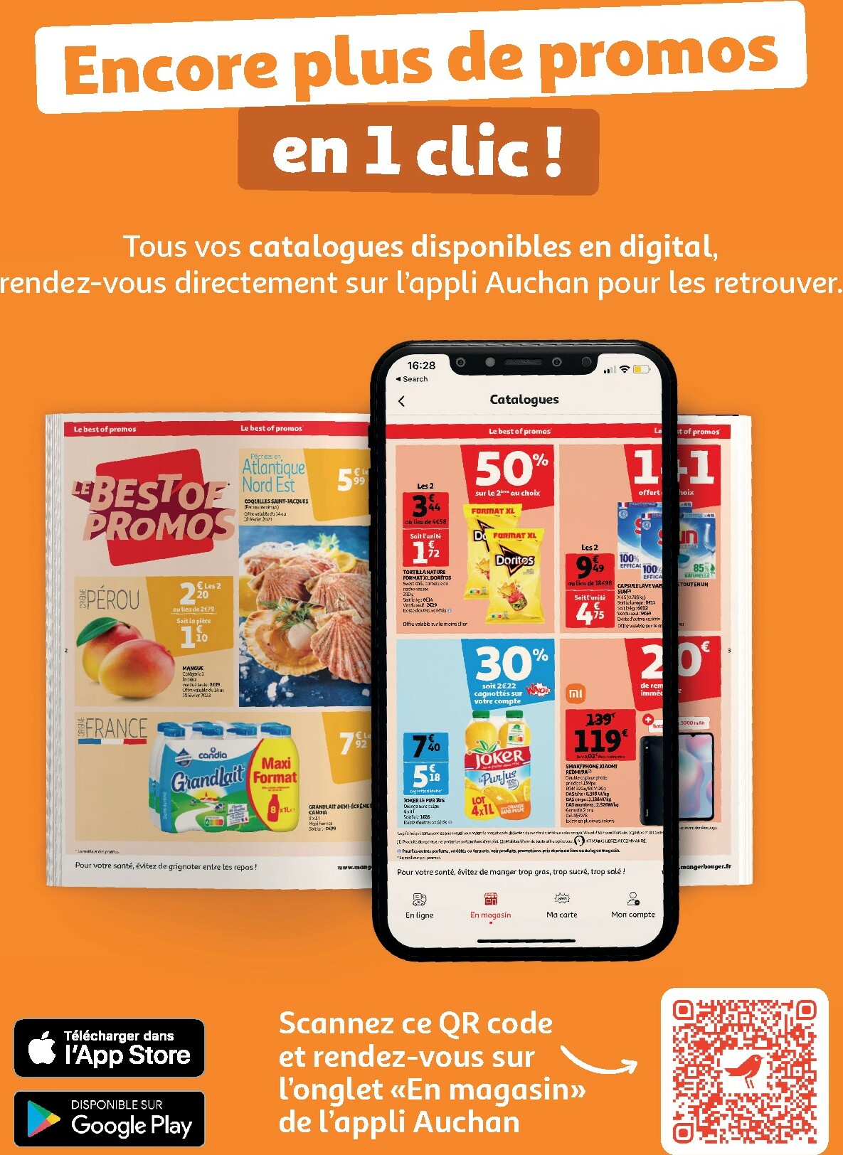 auchan - Catalogue Auchan - Des petits prix pour les grands moments de la journée valable du 07/10 au 19/10 - page: 66
