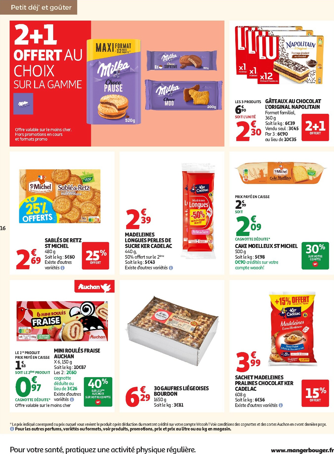 auchan - Catalogue Auchan - Des petits prix pour les grands moments de la journée valable du 07/10 au 19/10 - page: 16