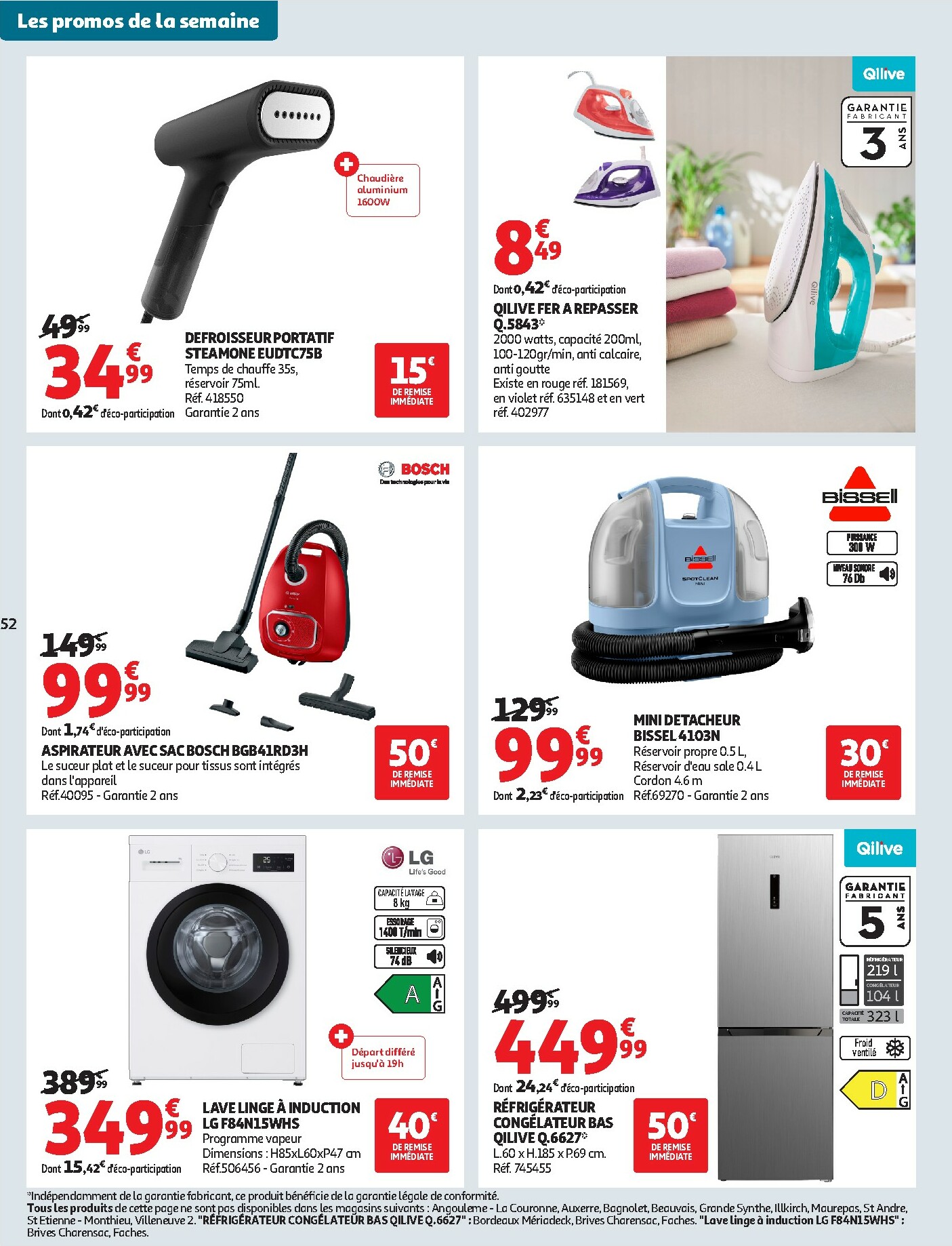 auchan - Catalogue Auchan - Des petits prix pour les grands moments de la journée valable du 07/10 au 19/10 - page: 52