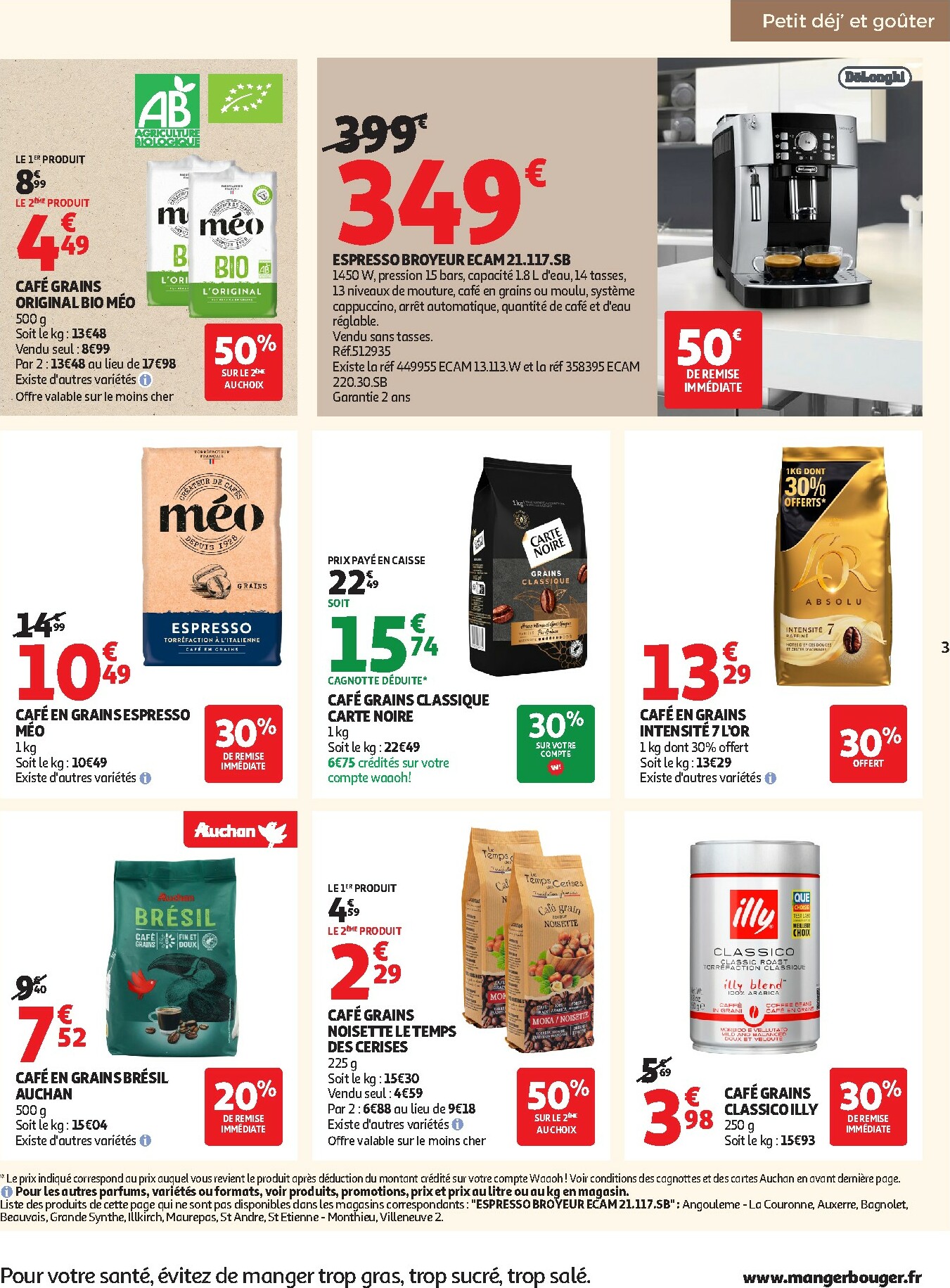 auchan - Catalogue Auchan - Des petits prix pour les grands moments de la journée valable du 07/10 au 19/10 - page: 3