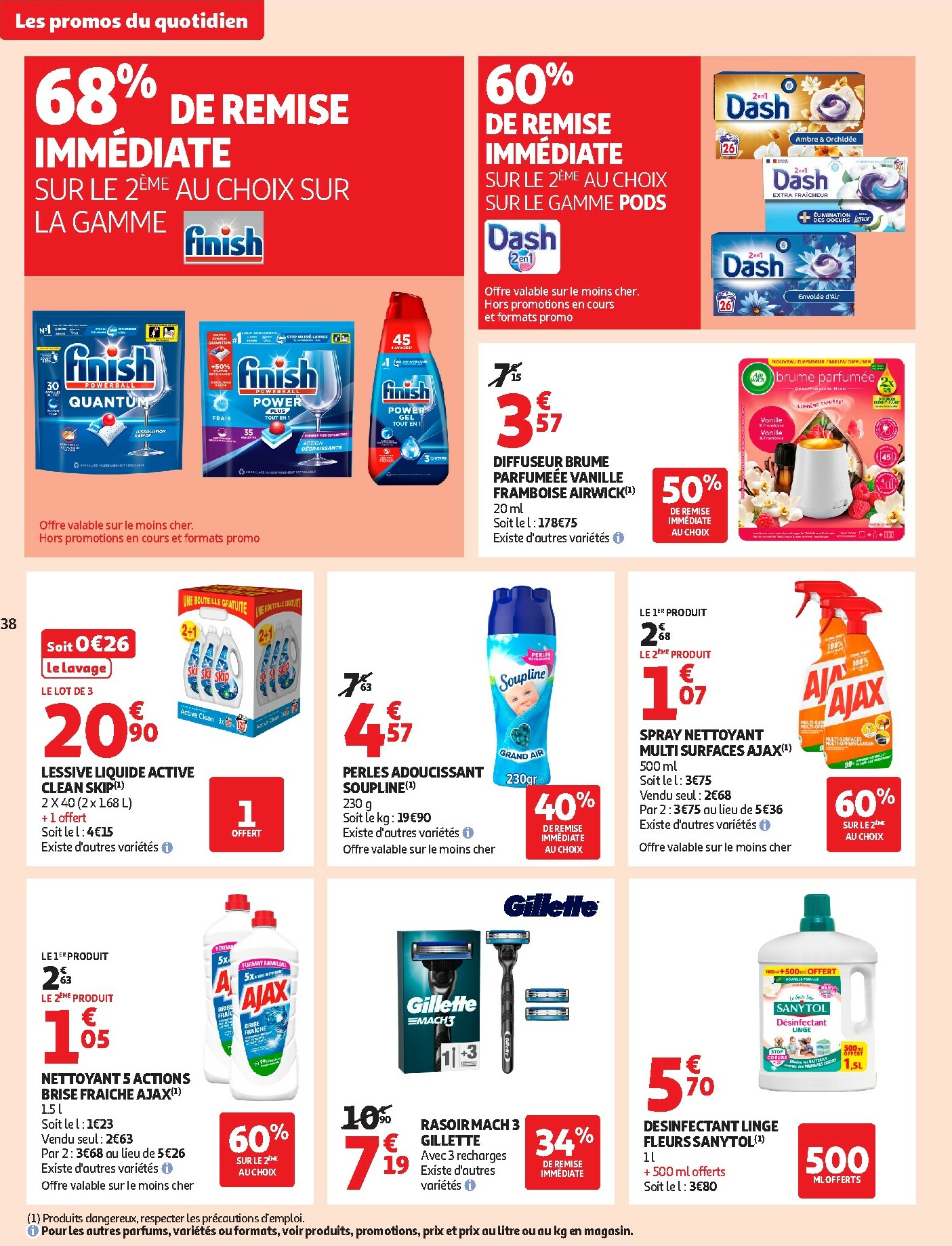 auchan - Catalogue Auchan - Des petits prix pour les grands moments de la journée valable du 07/10 au 19/10 - page: 38