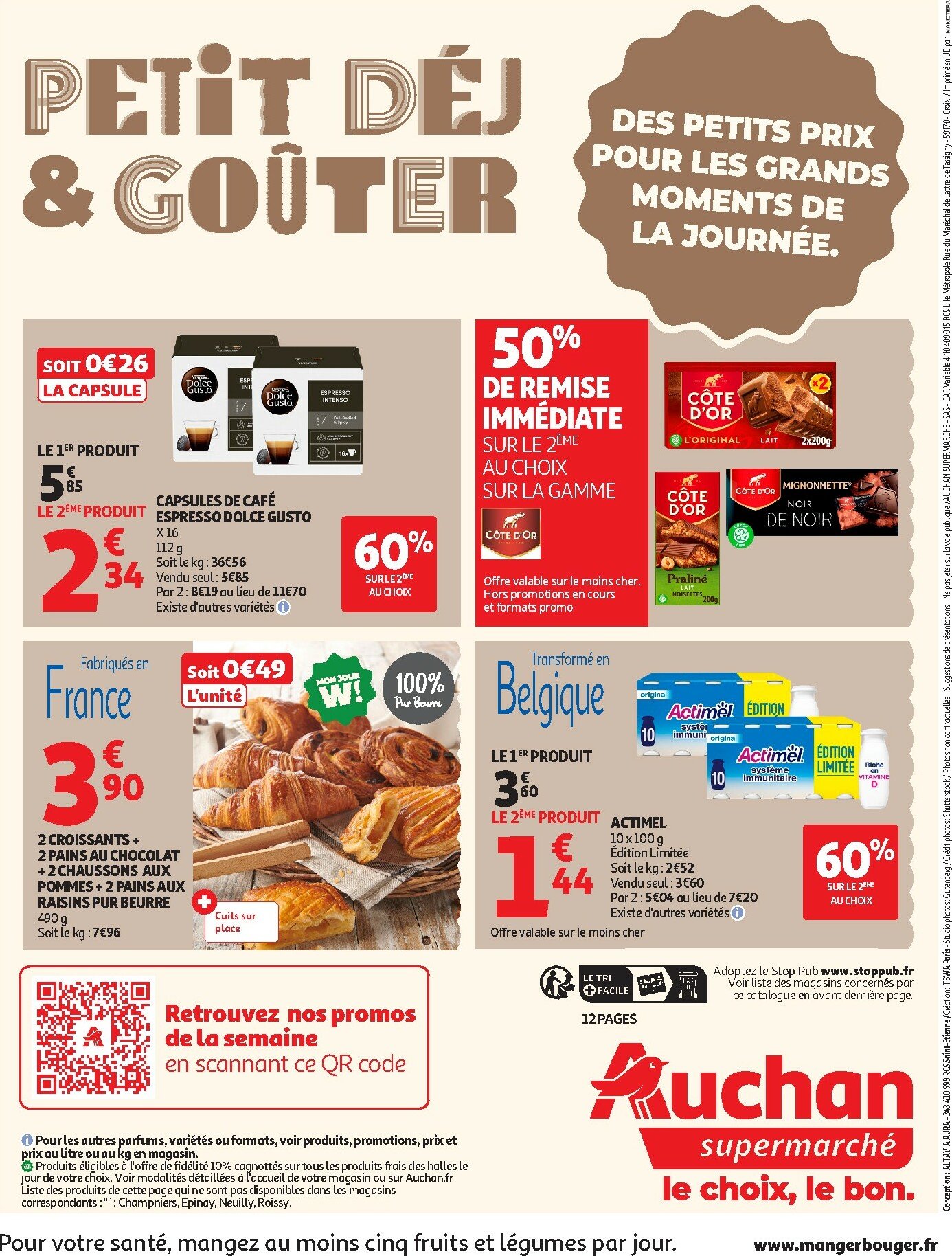 auchan - Catalogue Auchan - Le frais, le bon moins cher valable du 07/10 au 11/10 - page: 12