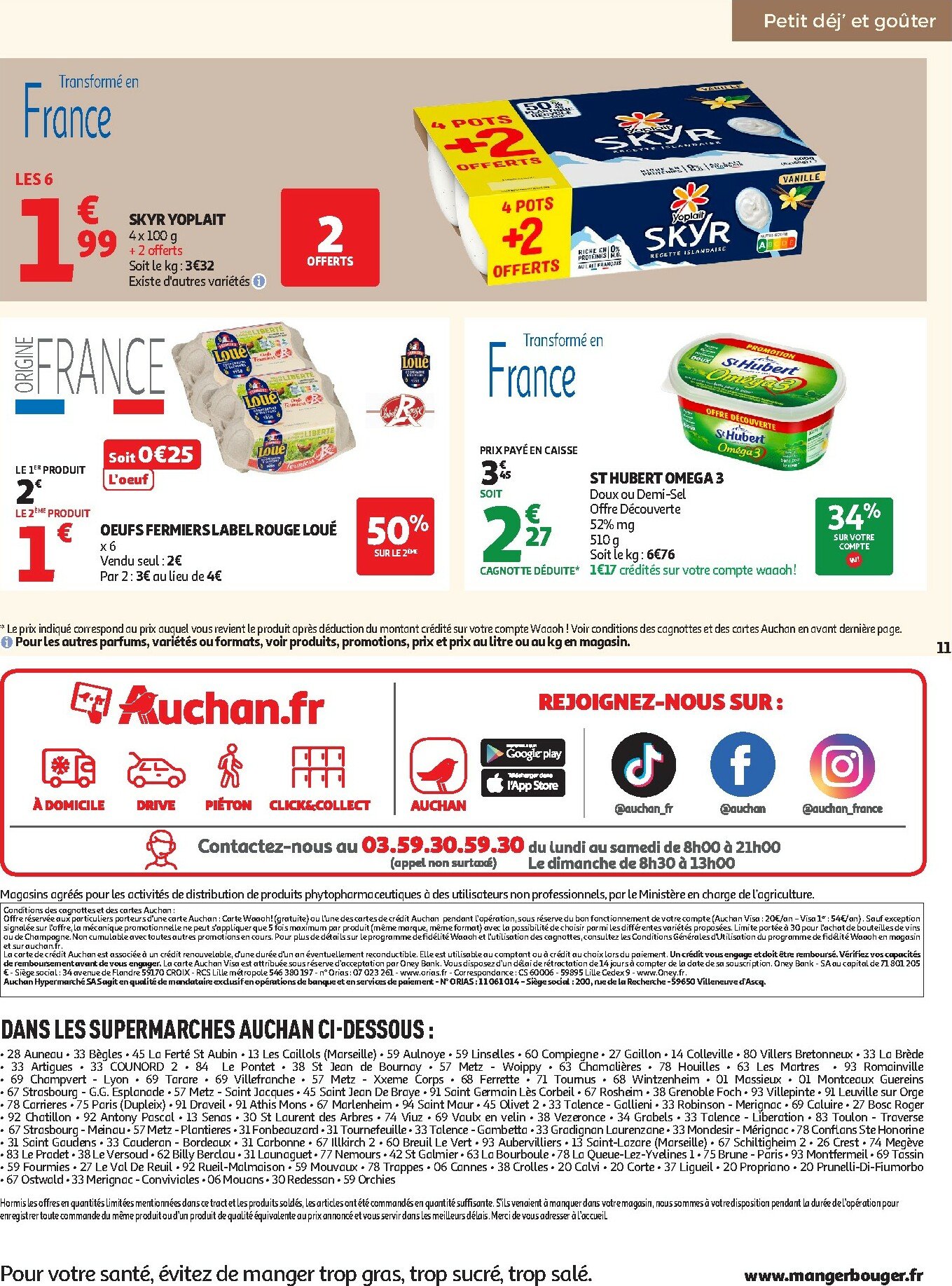 auchan - Catalogue Auchan - Le frais, le bon moins cher valable du 07/10 au 11/10 - page: 11