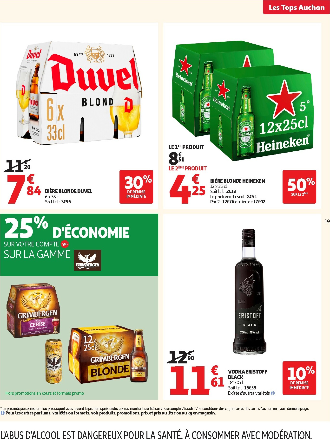 auchan - Catalogue Auchan - Des prix aussi bas, c'est le top dans votre super valable du 14/10 au 25/10 - page: 19 auchan - Catalogue Auchan - Des prix aussi bas, c'est le top dans votre super valable du 14/10 au 25/10 - page: 19
