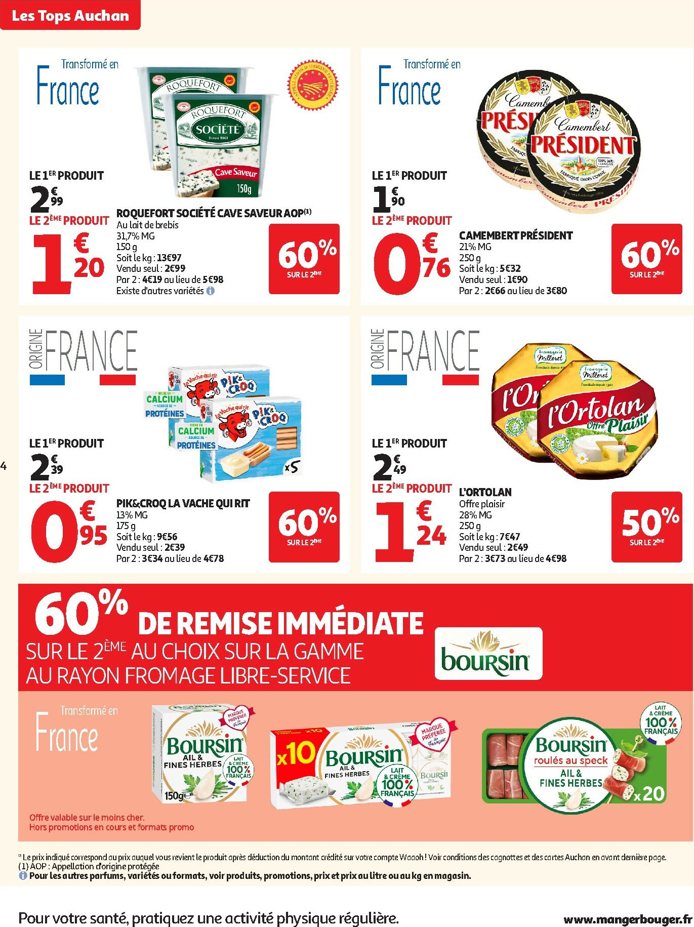auchan - Catalogue Auchan - Des prix aussi bas, c'est le top dans votre super valable du 14/10 au 25/10 - page: 4 auchan - Catalogue Auchan - Des prix aussi bas, c'est le top dans votre super valable du 14/10 au 25/10 - page: 4