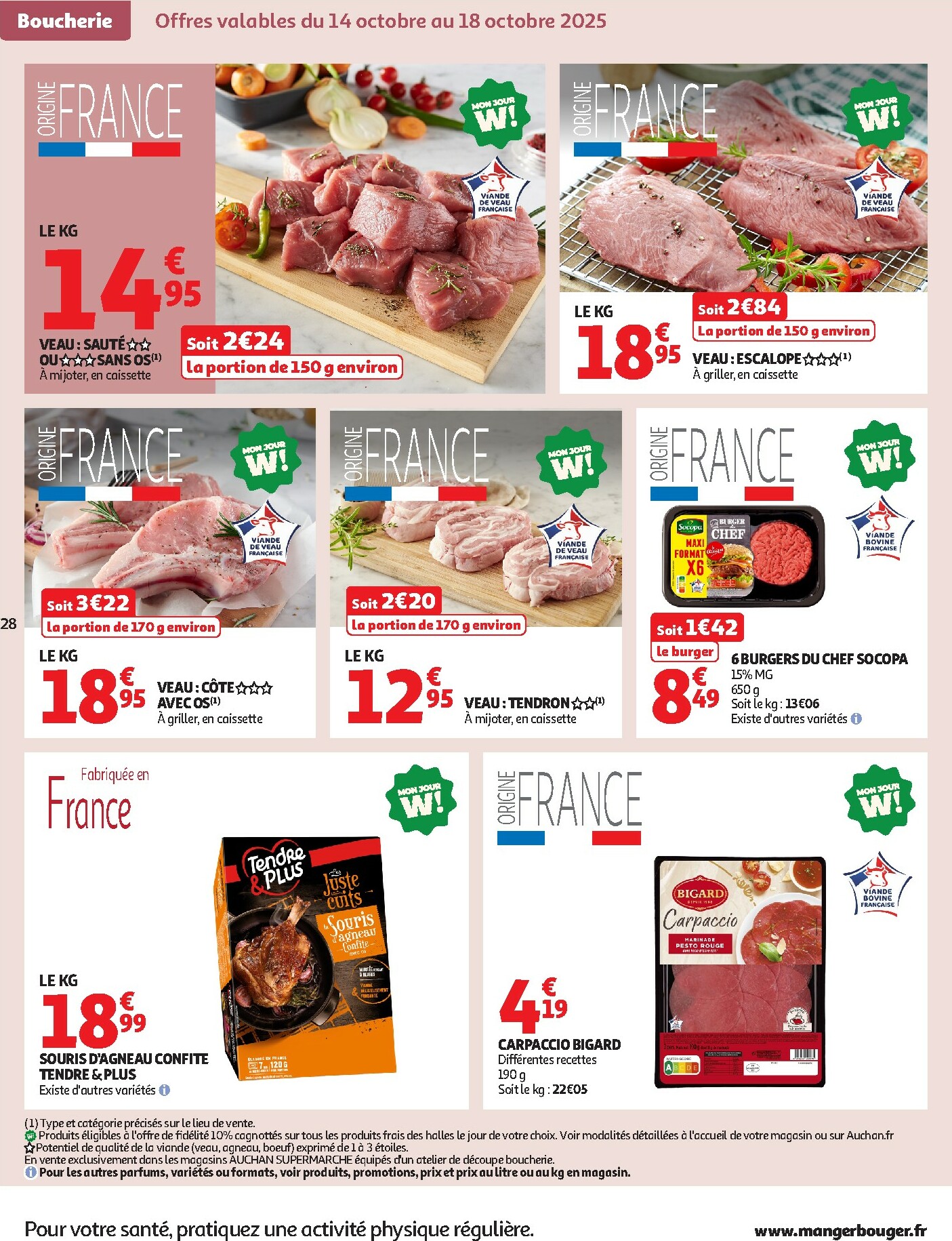 auchan - Catalogue Auchan - Des prix aussi bas, c'est le top dans votre super valable du 14/10 au 25/10 - page: 28 auchan - Catalogue Auchan - Des prix aussi bas, c'est le top dans votre super valable du 14/10 au 25/10 - page: 28
