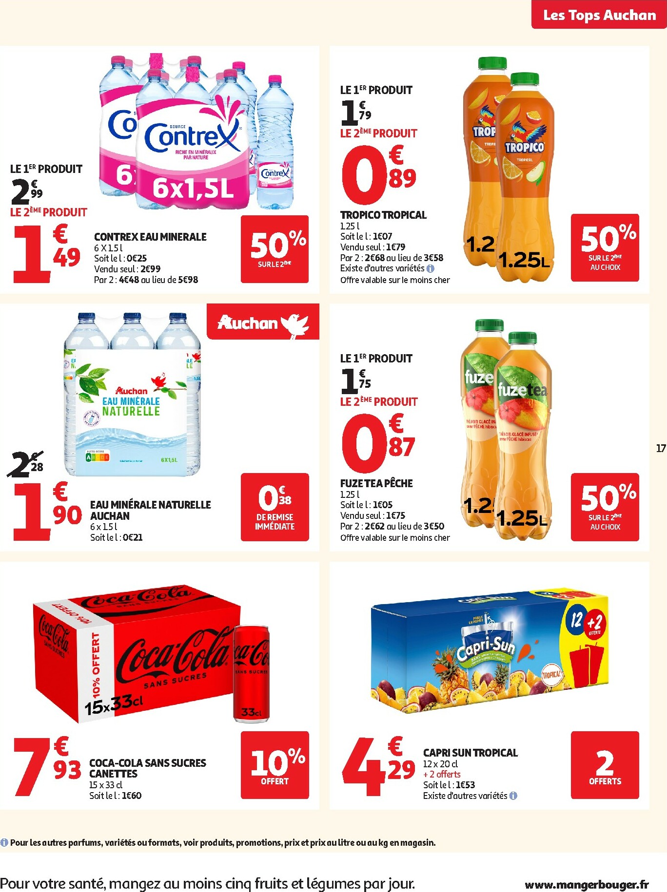 auchan - Catalogue Auchan - Des prix aussi bas, c'est le top dans votre super valable du 14/10 au 25/10 - page: 17 auchan - Catalogue Auchan - Des prix aussi bas, c'est le top dans votre super valable du 14/10 au 25/10 - page: 17