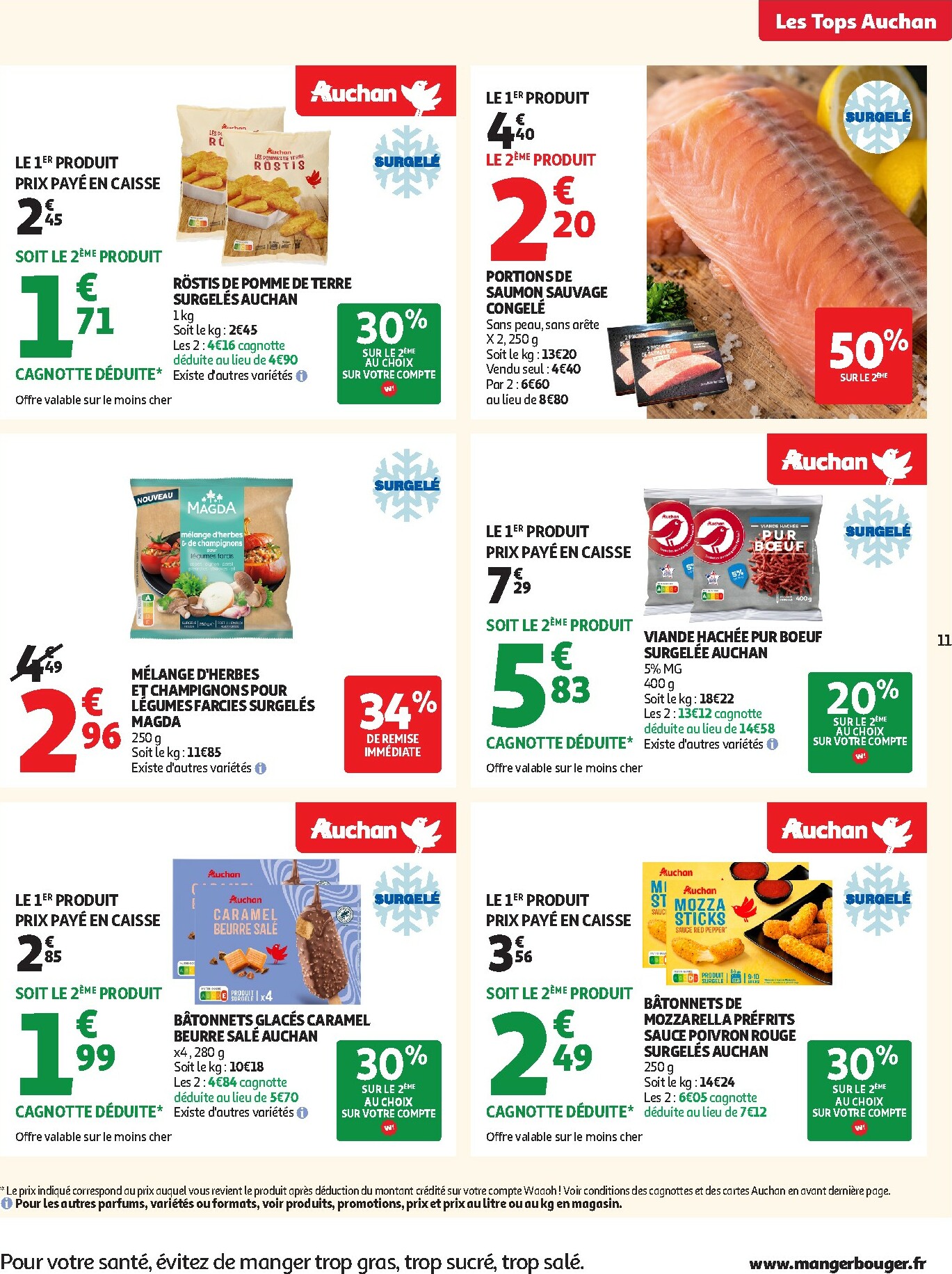 auchan - Catalogue Auchan - Des prix aussi bas, c'est le top dans votre super valable du 14/10 au 25/10 - page: 11 auchan - Catalogue Auchan - Des prix aussi bas, c'est le top dans votre super valable du 14/10 au 25/10 - page: 11