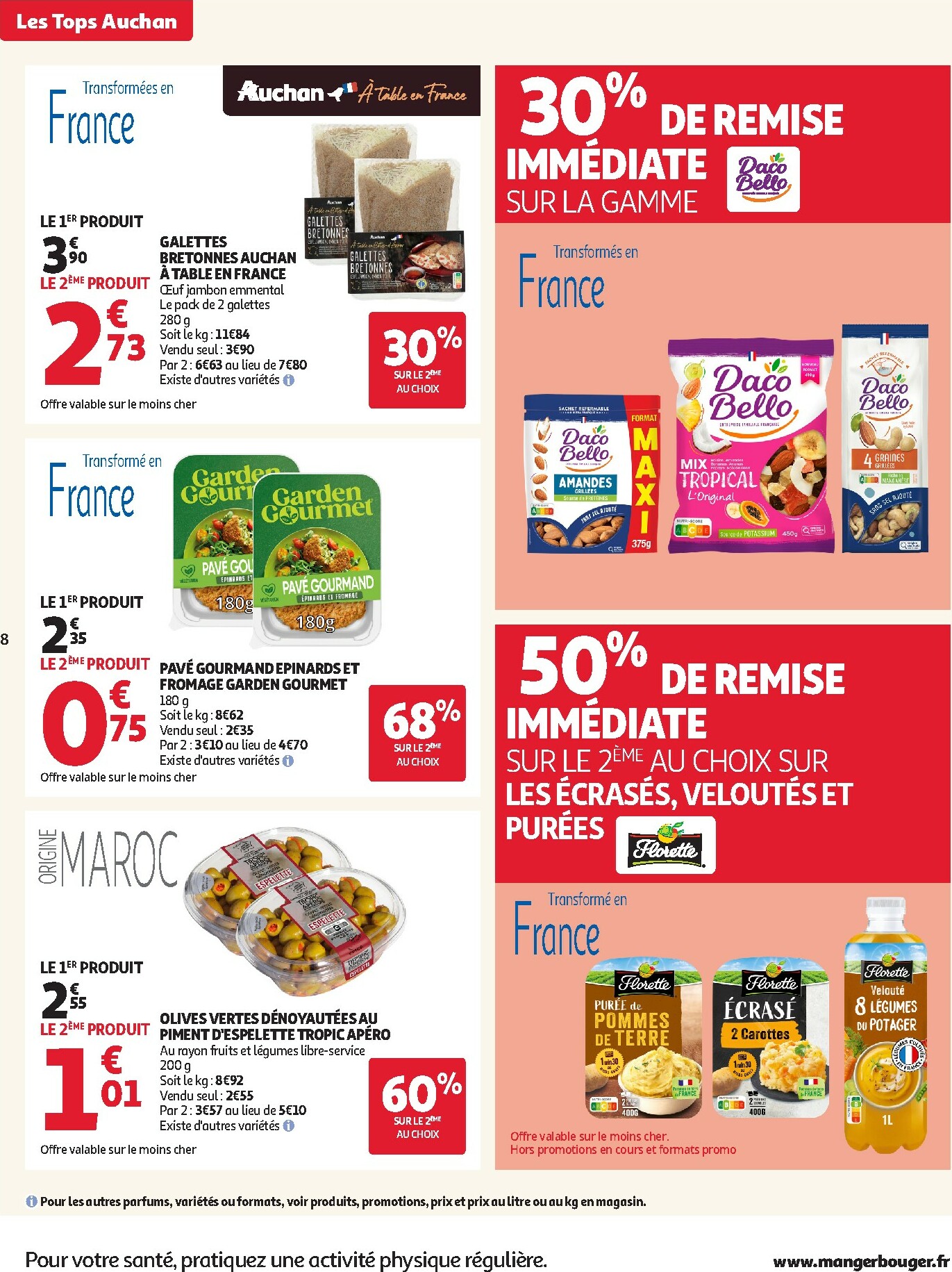 auchan - Catalogue Auchan - Des prix aussi bas, c'est le top dans votre super valable du 14/10 au 25/10 - page: 8 auchan - Catalogue Auchan - Des prix aussi bas, c'est le top dans votre super valable du 14/10 au 25/10 - page: 8