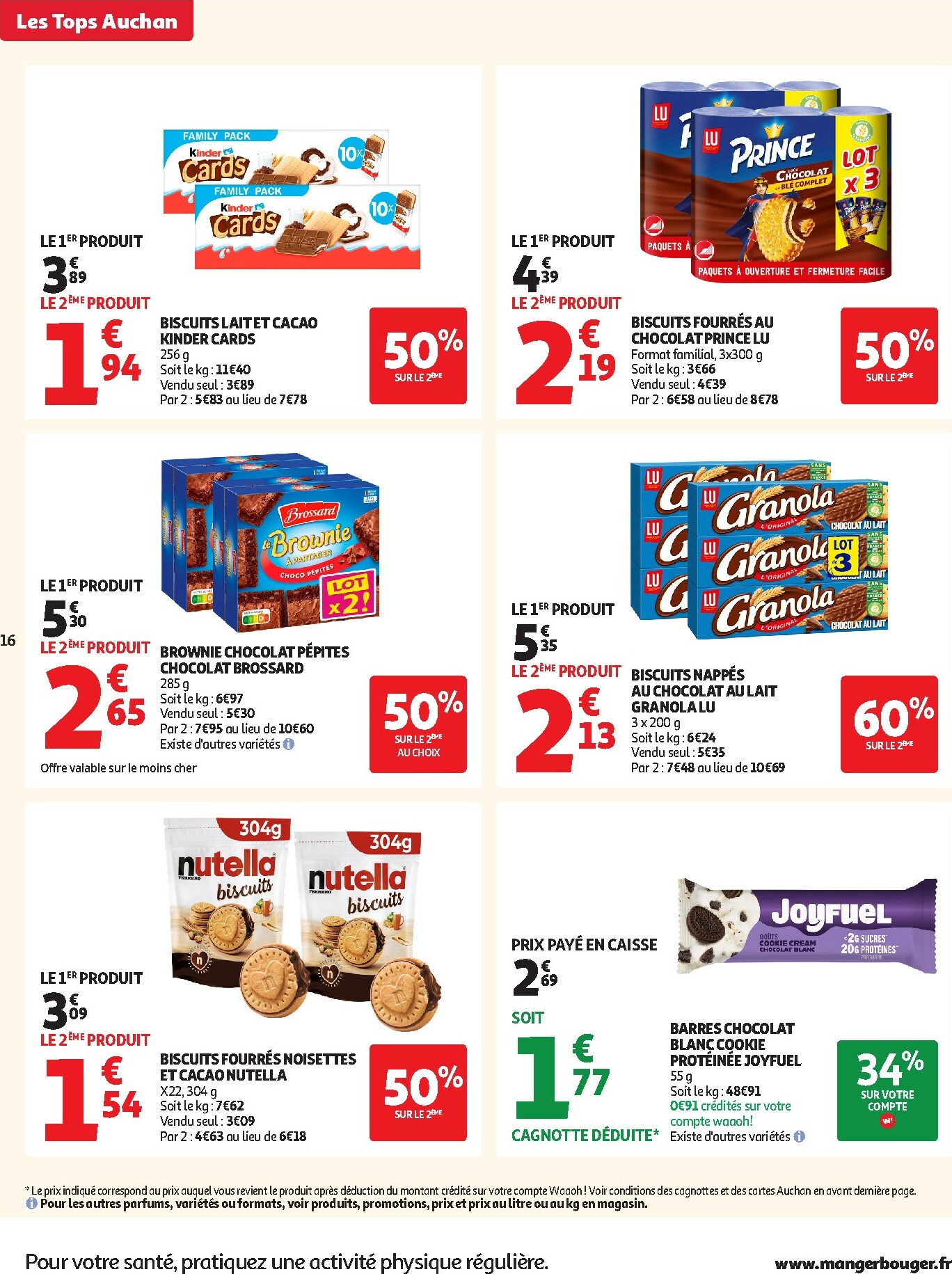 auchan - Catalogue Auchan - Des prix aussi bas, c'est le top dans votre super valable du 14/10 au 25/10 - page: 16 auchan - Catalogue Auchan - Des prix aussi bas, c'est le top dans votre super valable du 14/10 au 25/10 - page: 16