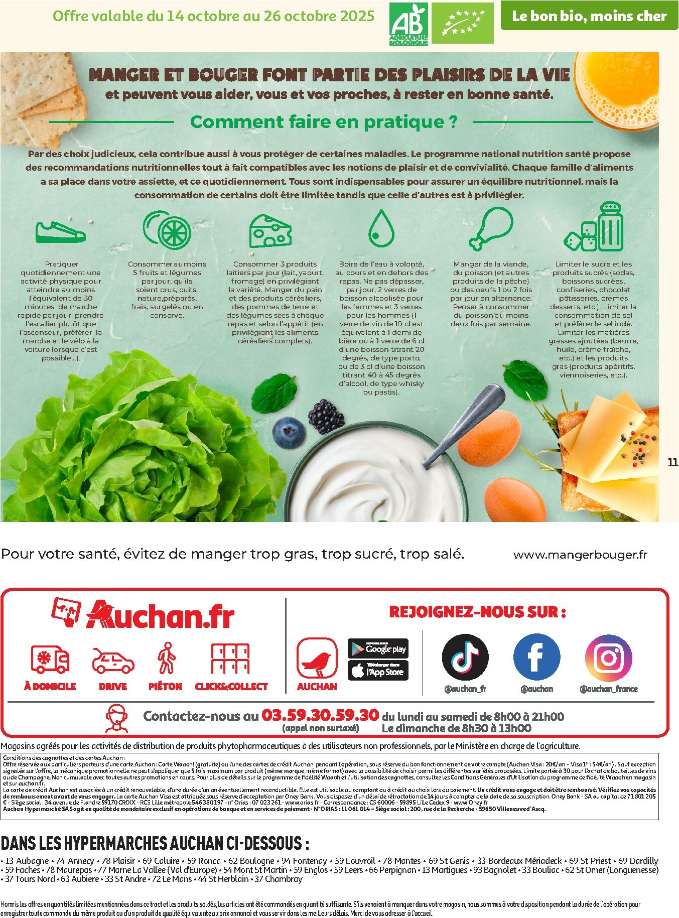 auchan - Catalogue Auchan - Tout le bio à prix sain valable du 14/10 au 26/10 - page: 11