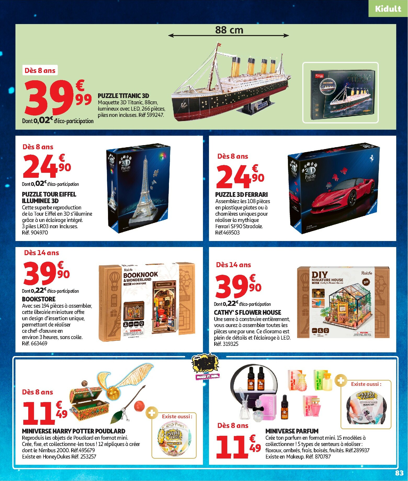 auchan - Catalogue Auchan - La fabuleuse mission de Noël valable du 17/10 au 07/12 - page: 83 auchan - Catalogue Auchan - La fabuleuse mission de Noël valable du 17/10 au 07/12 - page: 83