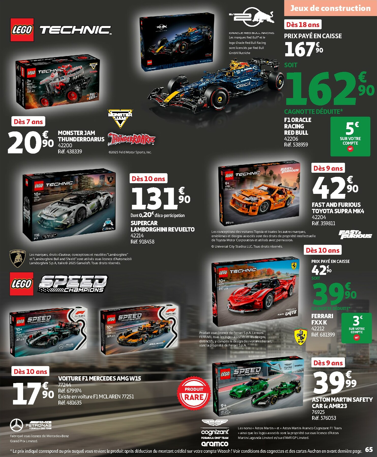 auchan - Catalogue Auchan - La fabuleuse mission de Noël valable du 17/10 au 07/12 - page: 65 auchan - Catalogue Auchan - La fabuleuse mission de Noël valable du 17/10 au 07/12 - page: 65