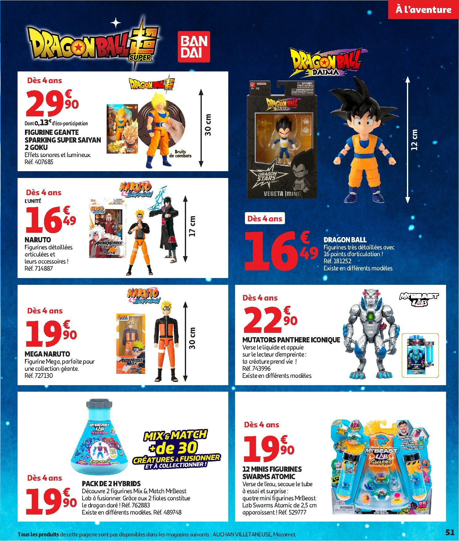 auchan - Catalogue Auchan - La fabuleuse mission de Noël valable du 17/10 au 07/12 - page: 51 auchan - Catalogue Auchan - La fabuleuse mission de Noël valable du 17/10 au 07/12 - page: 51