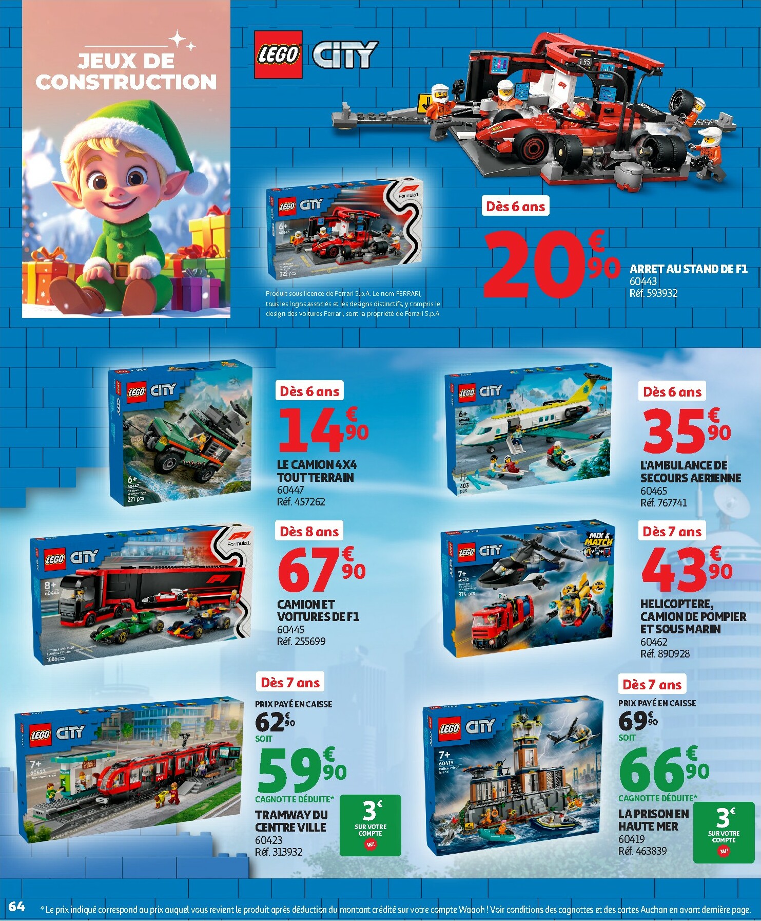 auchan - Catalogue Auchan - La fabuleuse mission de Noël valable du 17/10 au 07/12 - page: 64 auchan - Catalogue Auchan - La fabuleuse mission de Noël valable du 17/10 au 07/12 - page: 64