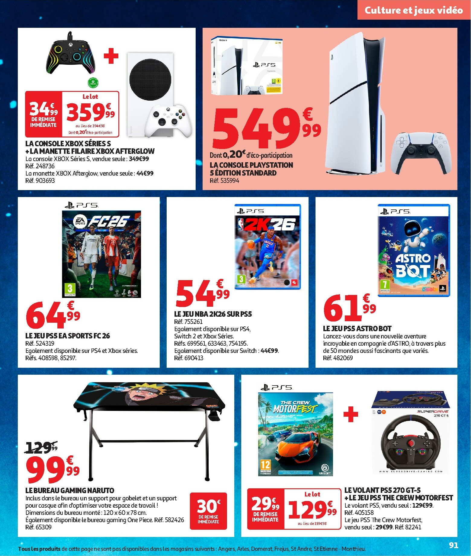auchan - Catalogue Auchan - La fabuleuse mission de Noël valable du 17/10 au 07/12 - page: 91 auchan - Catalogue Auchan - La fabuleuse mission de Noël valable du 17/10 au 07/12 - page: 91