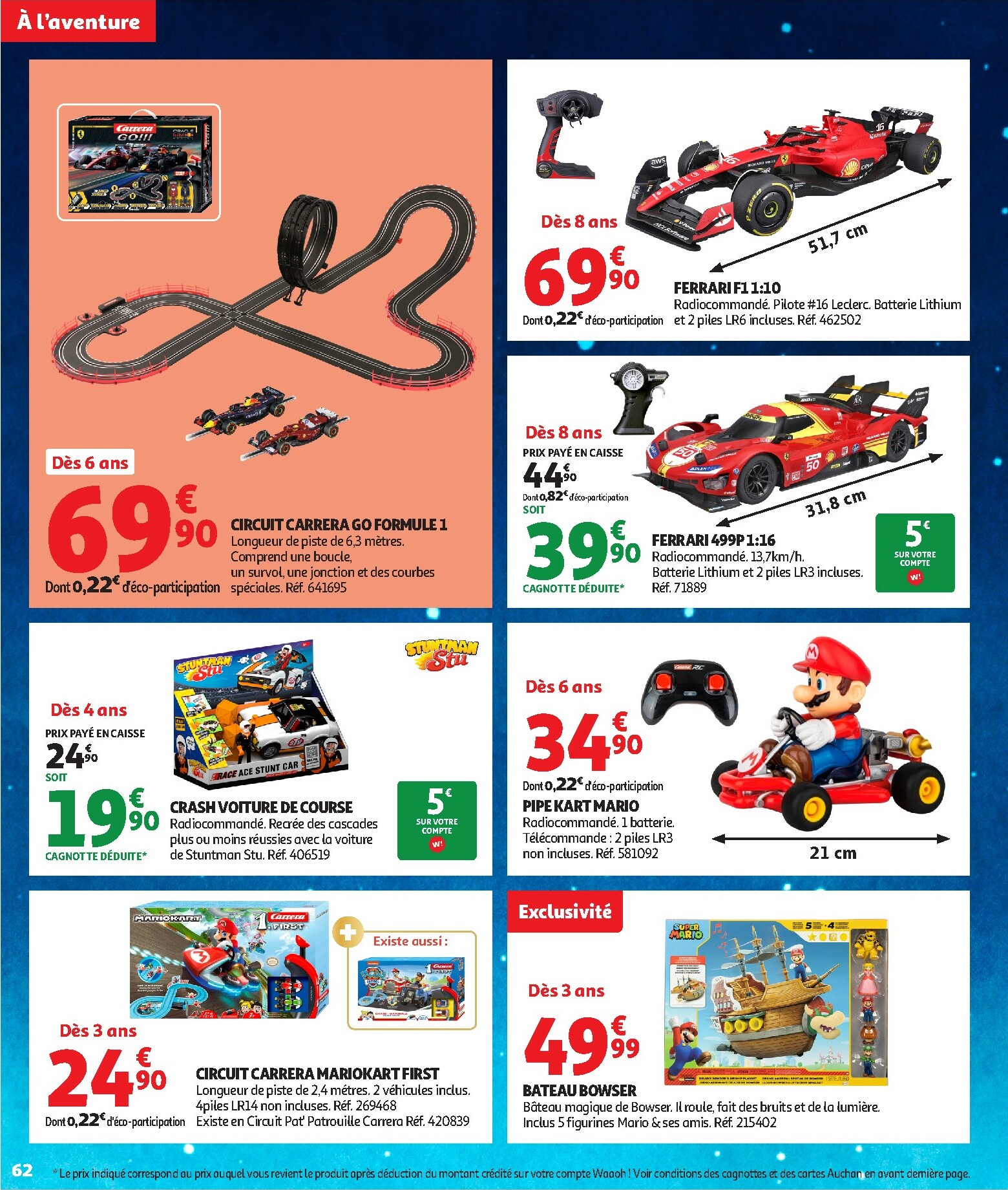 auchan - Catalogue Auchan - La fabuleuse mission de Noël valable du 17/10 au 07/12 - page: 62 auchan - Catalogue Auchan - La fabuleuse mission de Noël valable du 17/10 au 07/12 - page: 62