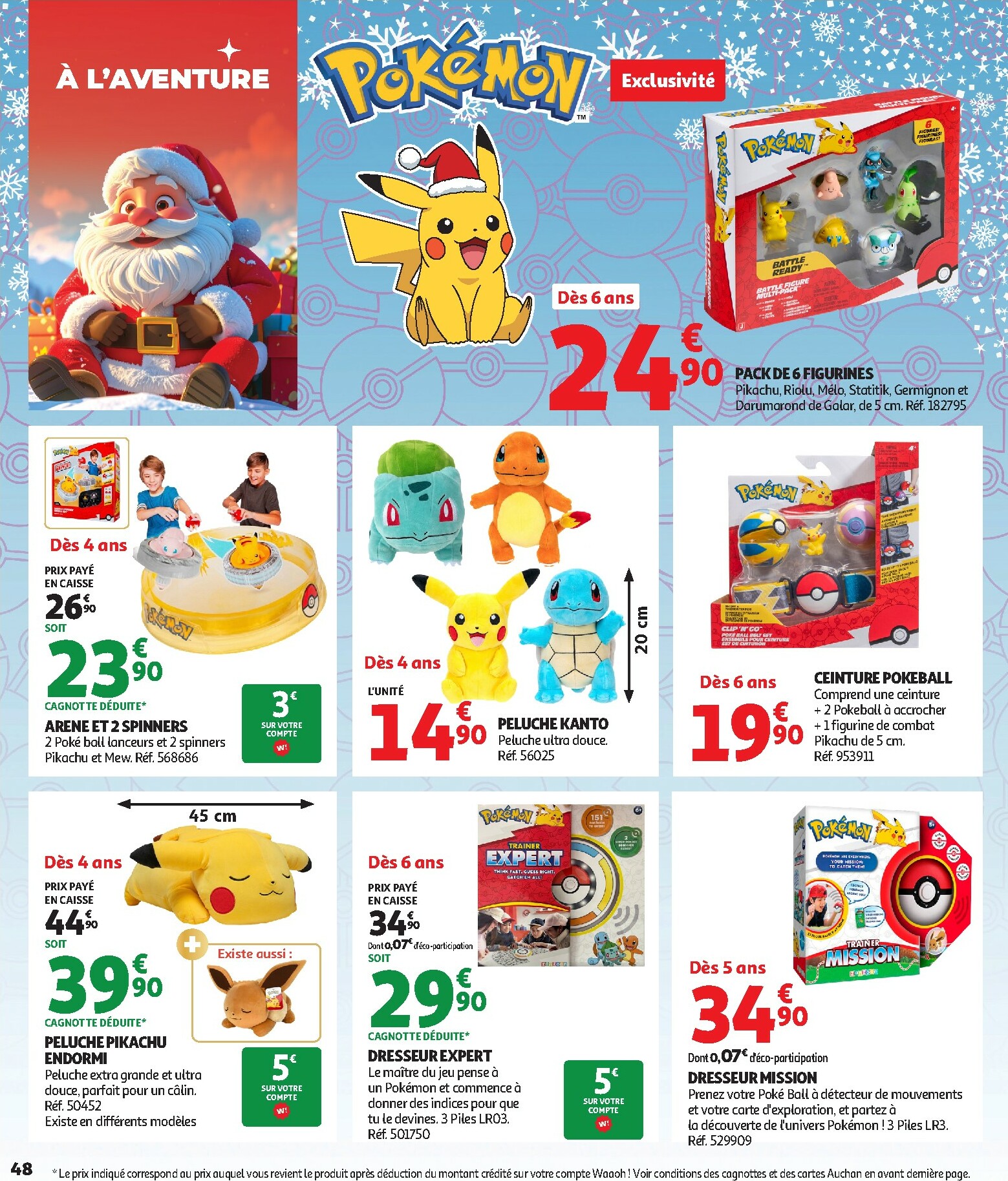 auchan - Catalogue Auchan - La fabuleuse mission de Noël valable du 17/10 au 07/12 - page: 48 auchan - Catalogue Auchan - La fabuleuse mission de Noël valable du 17/10 au 07/12 - page: 48