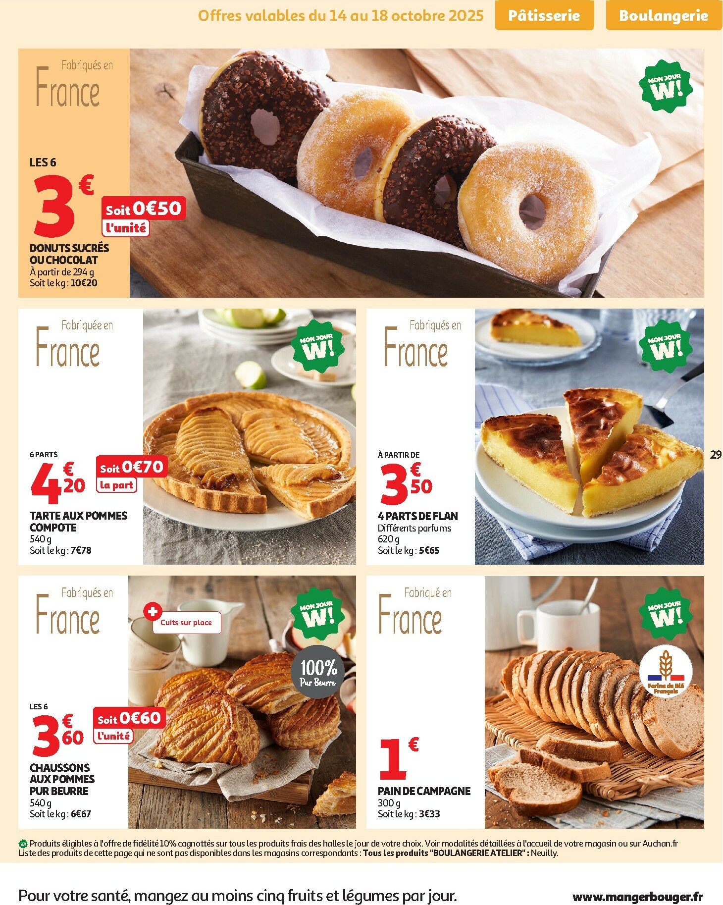 auchan - Catalogue Auchan - Des prix aussi bas, c'est le top valable du 14/10 au 26/10 - page: 29 auchan - Catalogue Auchan - Des prix aussi bas, c'est le top valable du 14/10 au 26/10 - page: 29