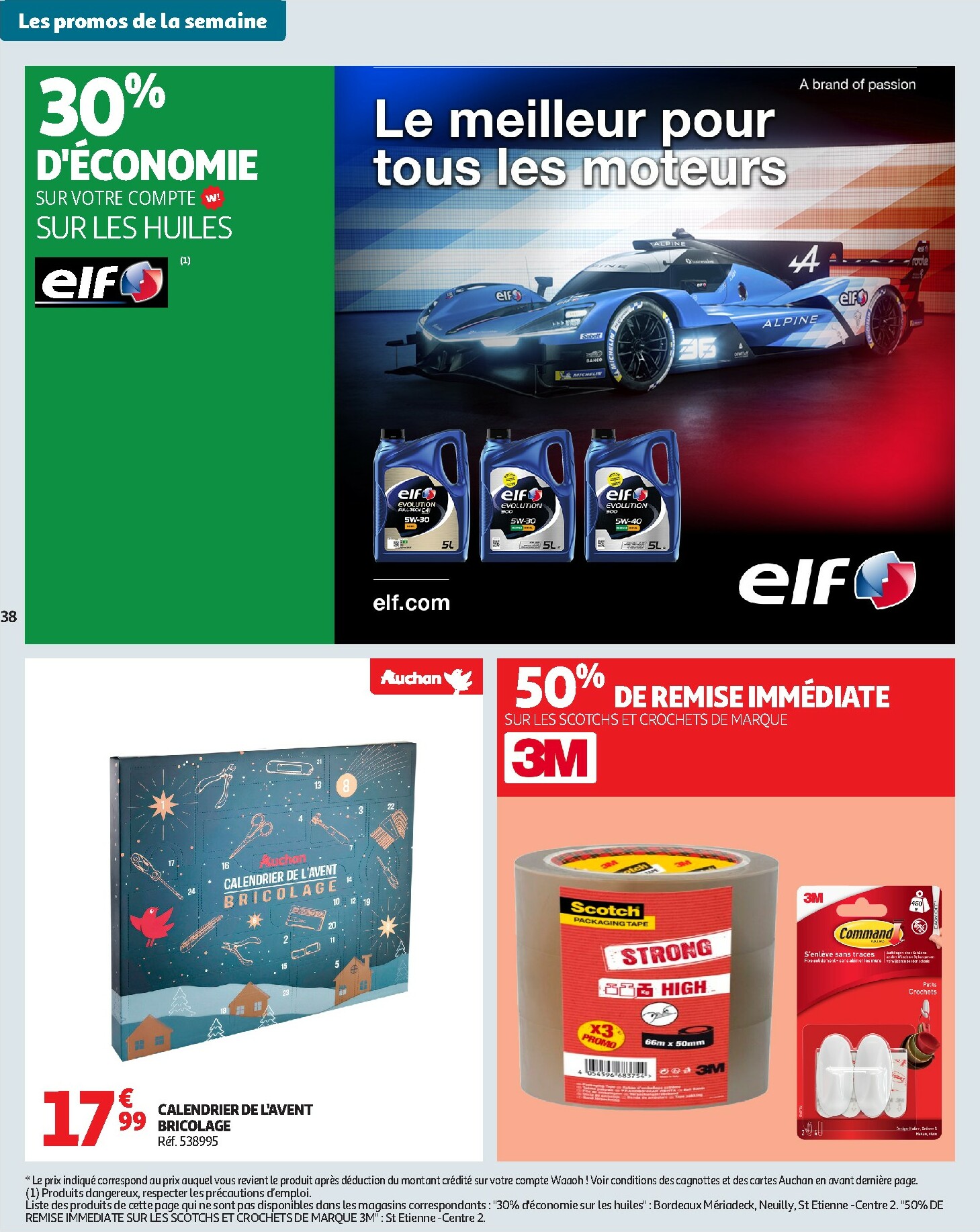 auchan - Catalogue Auchan - Des prix aussi bas, c'est le top valable du 14/10 au 26/10 - page: 38 auchan - Catalogue Auchan - Des prix aussi bas, c'est le top valable du 14/10 au 26/10 - page: 38