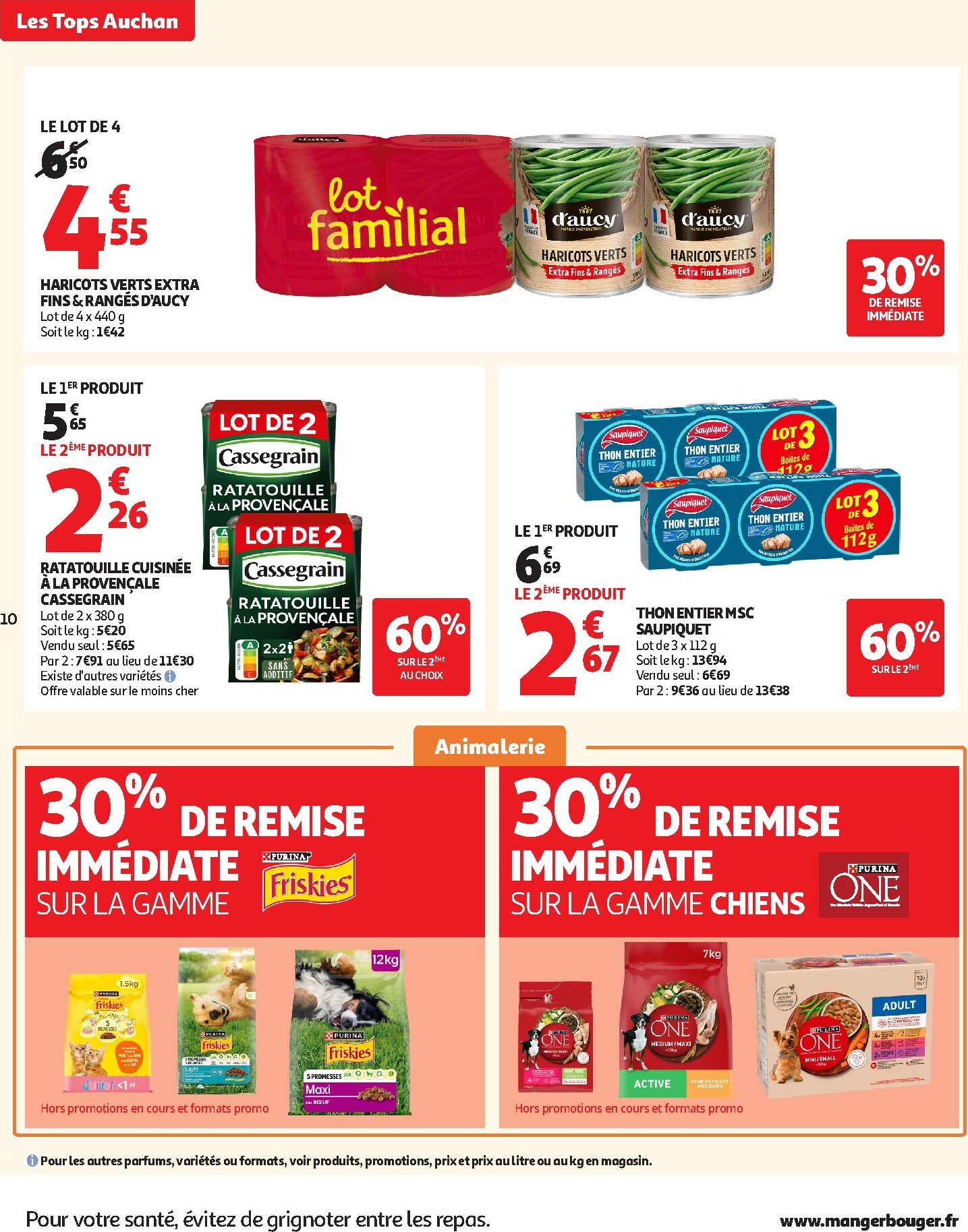 auchan - Catalogue Auchan - Des prix aussi bas, c'est le top valable du 14/10 au 26/10 - page: 10 auchan - Catalogue Auchan - Des prix aussi bas, c'est le top valable du 14/10 au 26/10 - page: 10