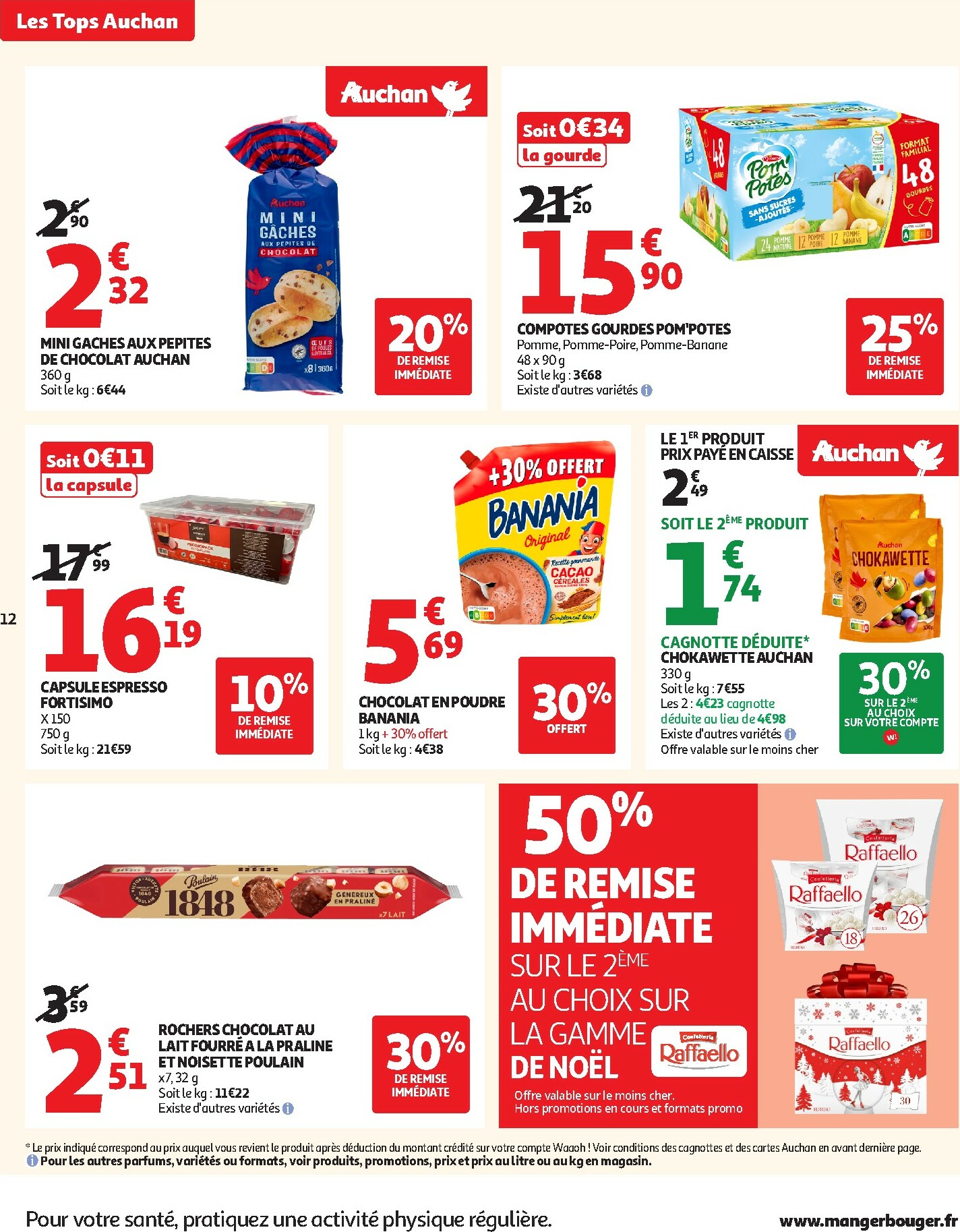 auchan - Catalogue Auchan - Des prix aussi bas, c'est le top valable du 14/10 au 26/10 - page: 12 auchan - Catalogue Auchan - Des prix aussi bas, c'est le top valable du 14/10 au 26/10 - page: 12