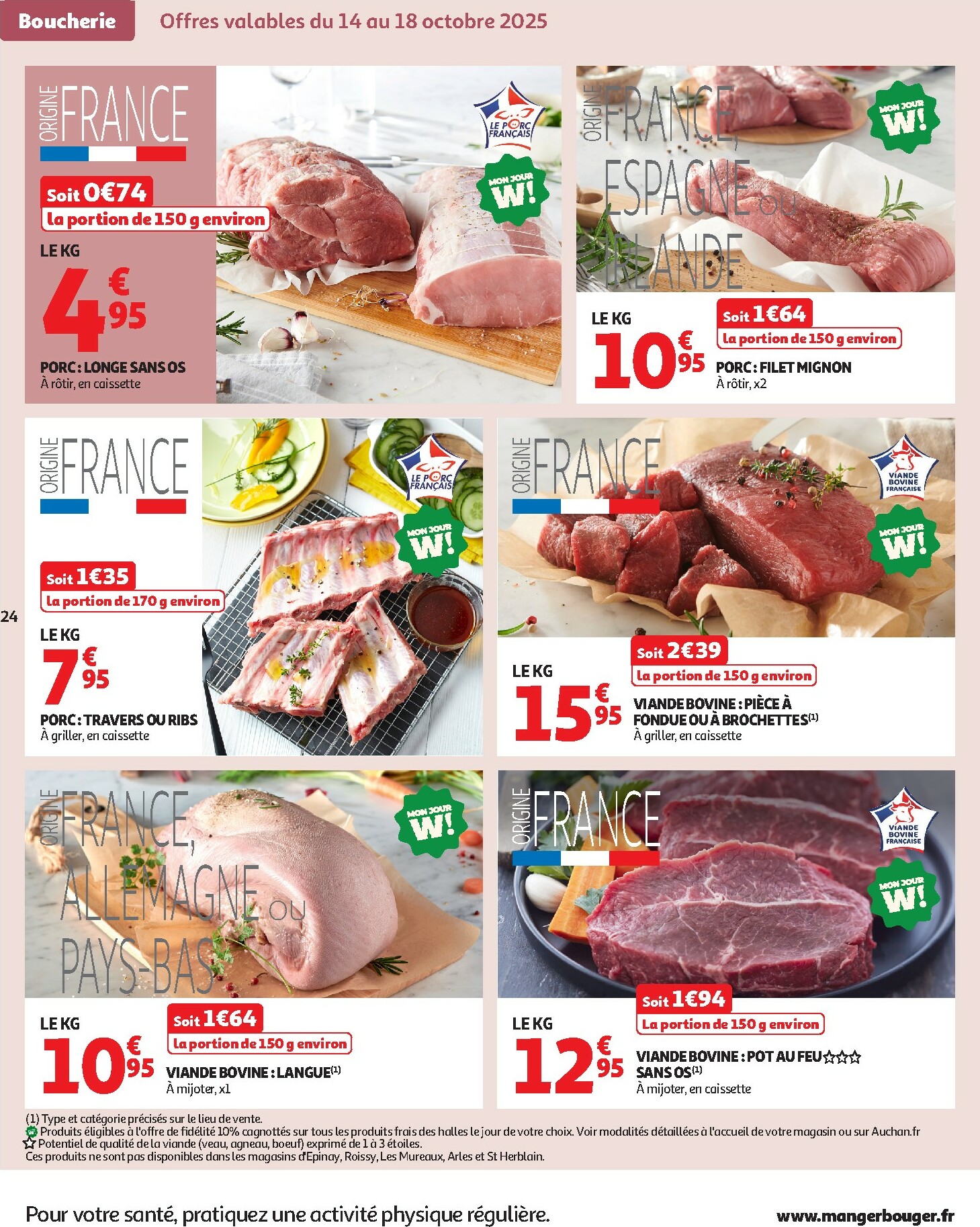 auchan - Catalogue Auchan - Des prix aussi bas, c'est le top valable du 14/10 au 26/10 - page: 24 auchan - Catalogue Auchan - Des prix aussi bas, c'est le top valable du 14/10 au 26/10 - page: 24