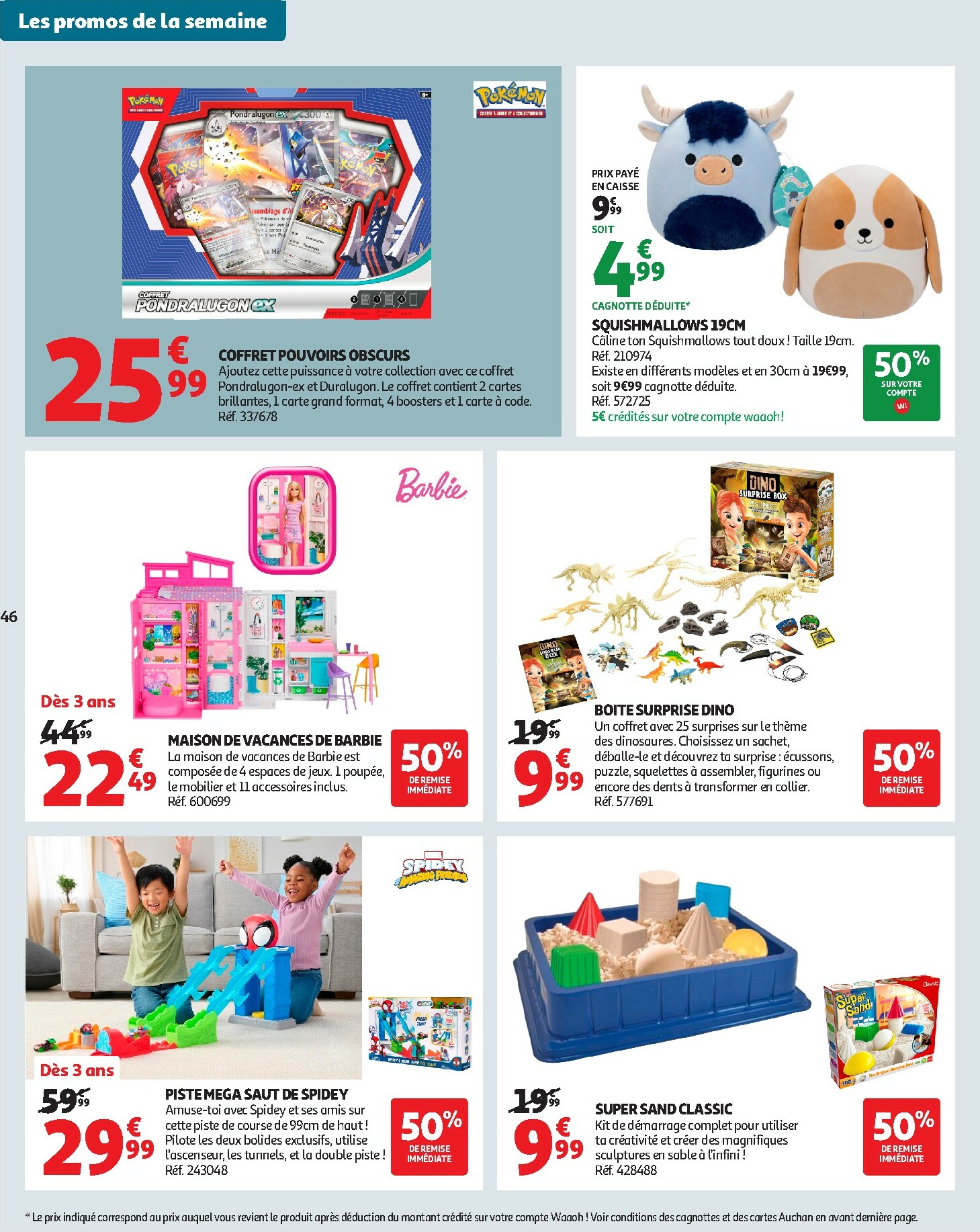 auchan - Catalogue Auchan - Des prix aussi bas, c'est le top valable du 14/10 au 26/10 - page: 46 auchan - Catalogue Auchan - Des prix aussi bas, c'est le top valable du 14/10 au 26/10 - page: 46