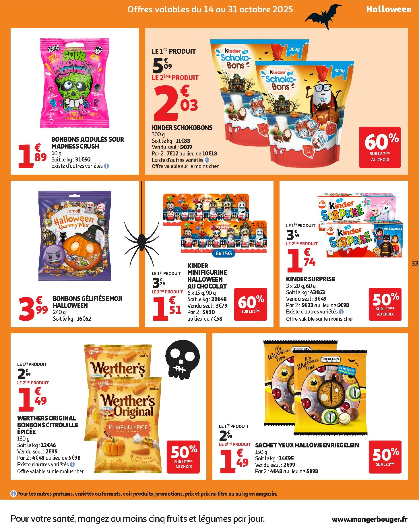 auchan - Catalogue Auchan - Des prix aussi bas, c'est le top valable du 14/10 au 26/10 - page: 33 auchan - Catalogue Auchan - Des prix aussi bas, c'est le top valable du 14/10 au 26/10 - page: 33