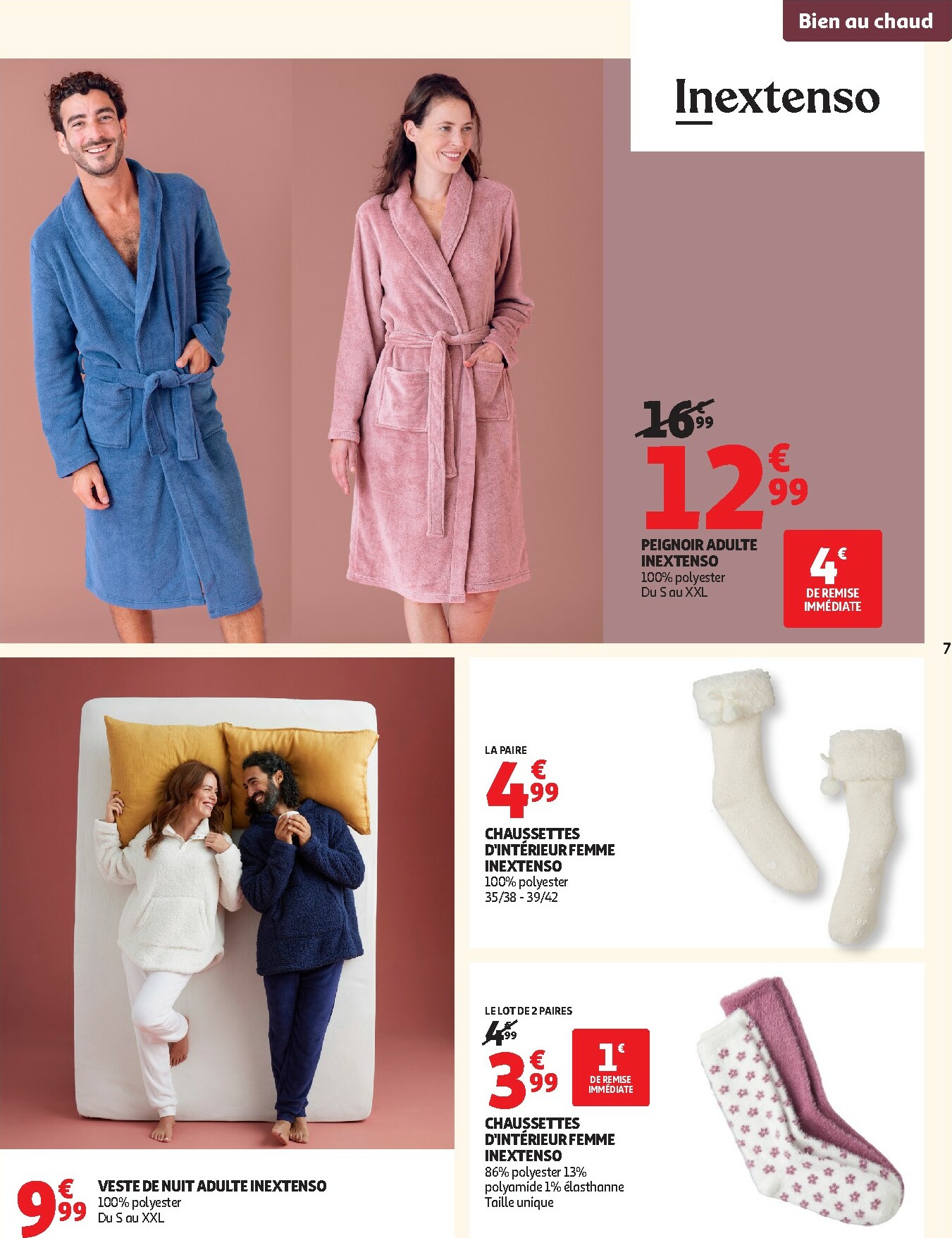 auchan - Catalogue Auchan - Bien au chaud : une couette à ce prix, c'est le rêve valable du 21/10 au 02/11 - page: 7