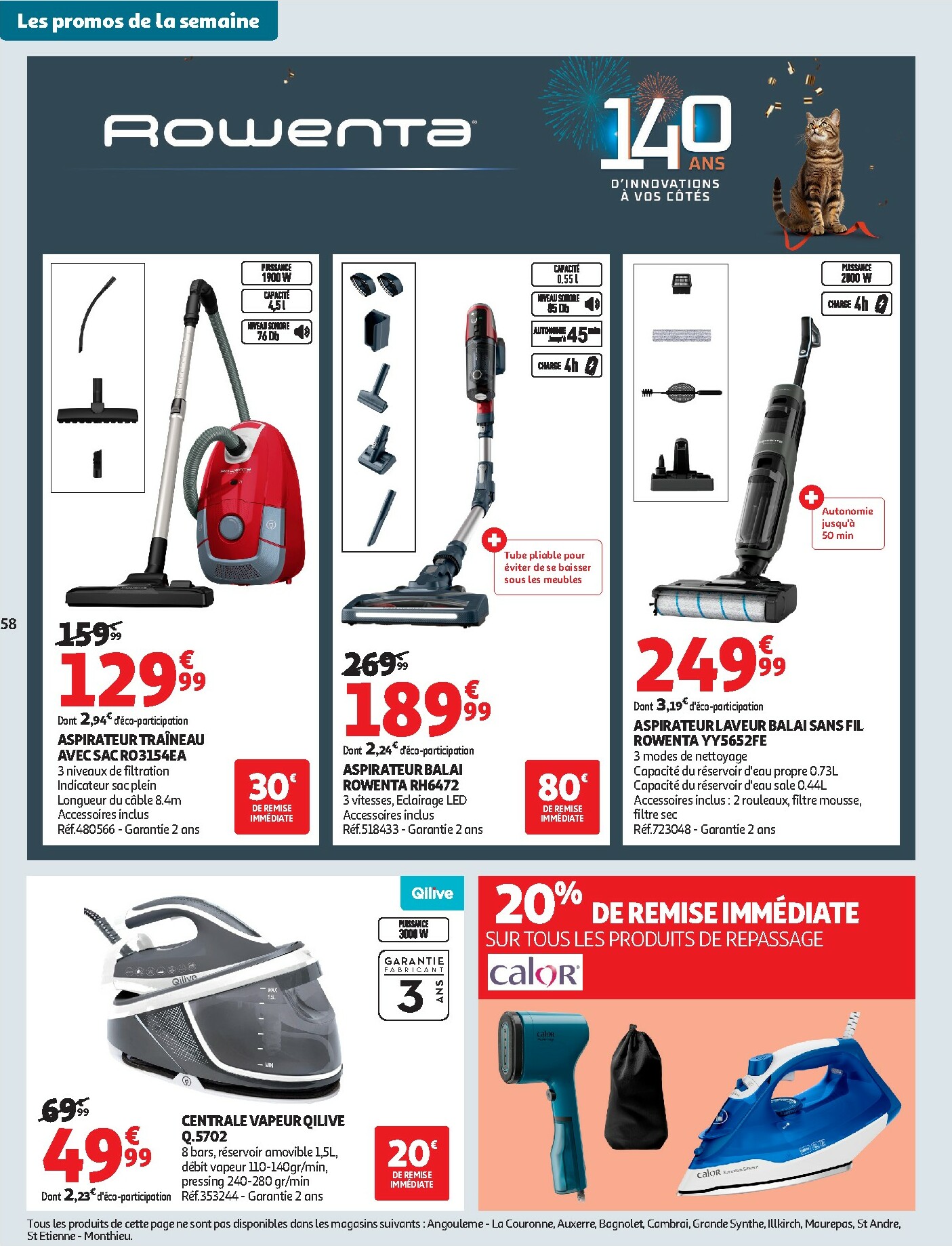 auchan - Catalogue Auchan - Bien au chaud : une couette à ce prix, c'est le rêve valable du 21/10 au 02/11 - page: 60