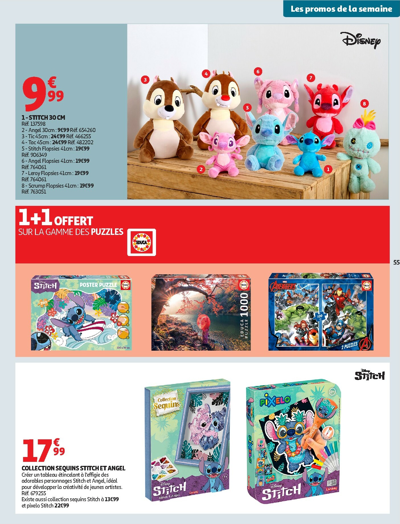 auchan - Catalogue Auchan - Bien au chaud : une couette à ce prix, c'est le rêve valable du 21/10 au 02/11 - page: 56