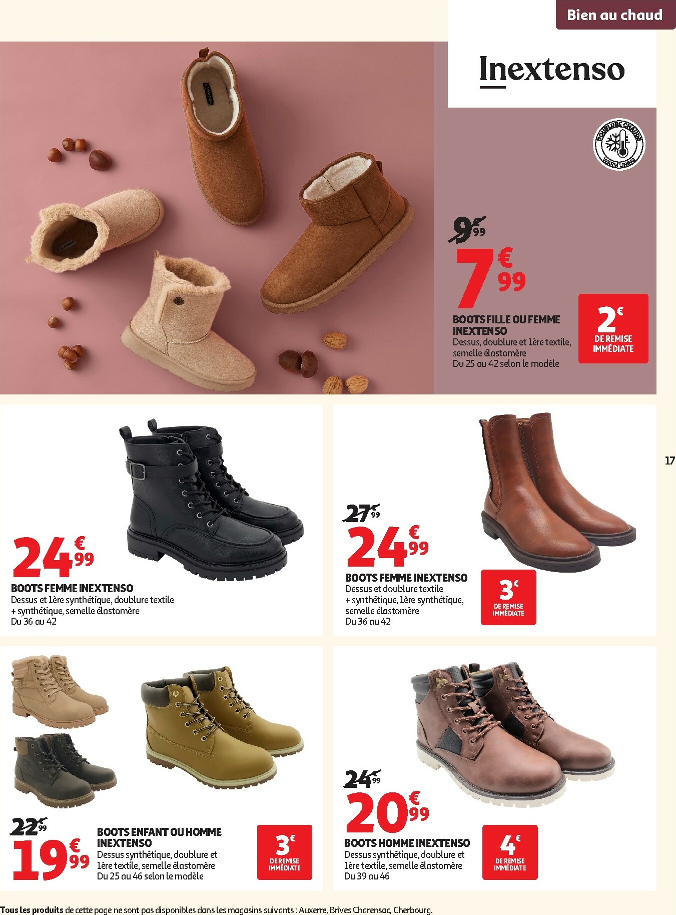 auchan - Catalogue Auchan - Bien au chaud : une couette à ce prix, c'est le rêve valable du 21/10 au 02/11 - page: 17
