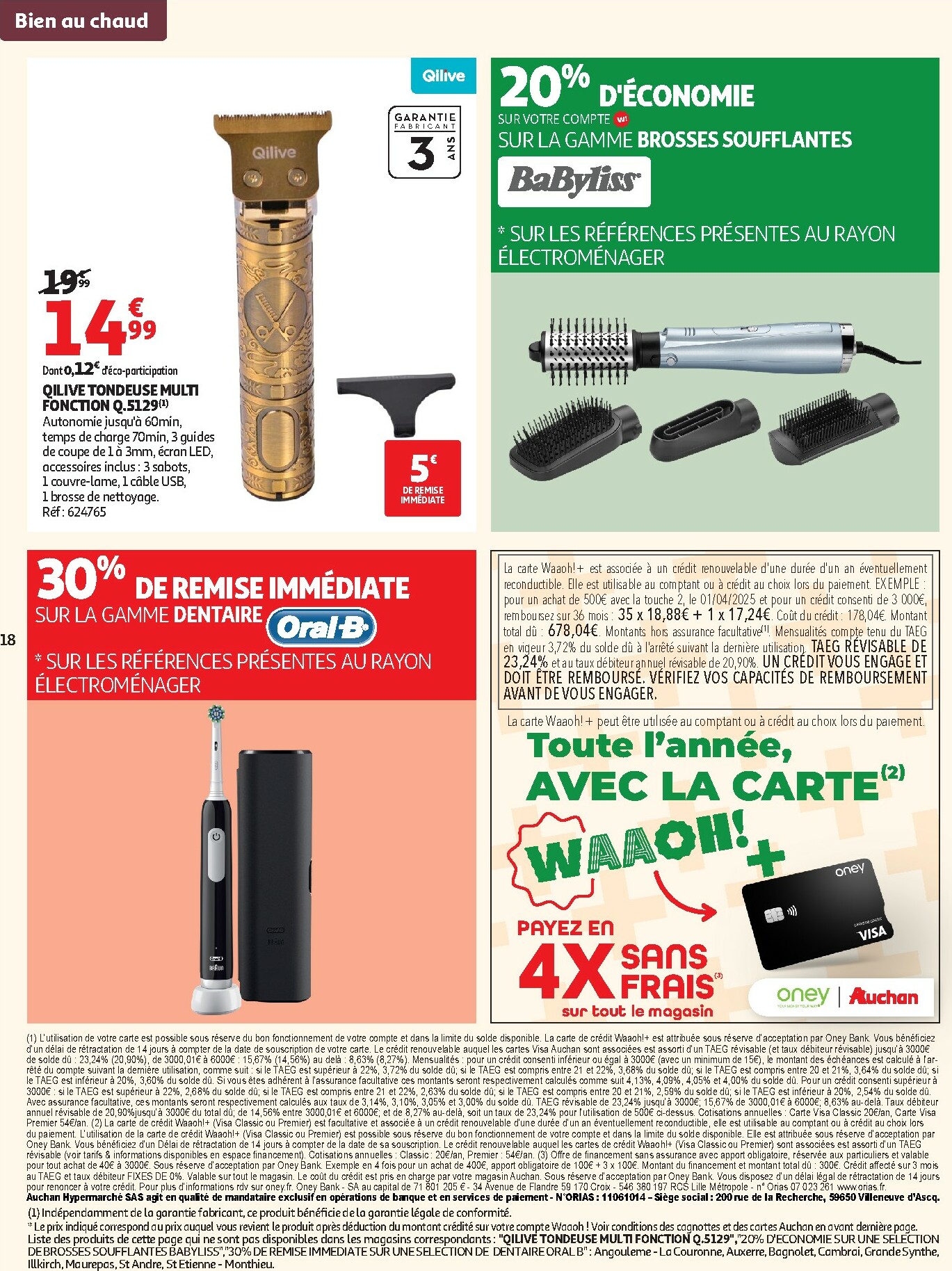 auchan - Catalogue Auchan - Bien au chaud : une couette à ce prix, c'est le rêve valable du 21/10 au 02/11 - page: 19
