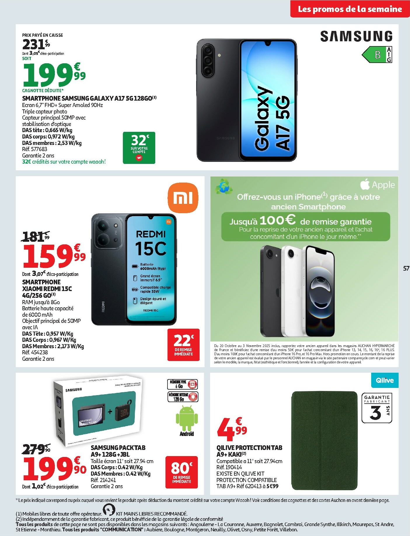 auchan - Catalogue Auchan - Bien au chaud : une couette à ce prix, c'est le rêve valable du 21/10 au 02/11 - page: 59