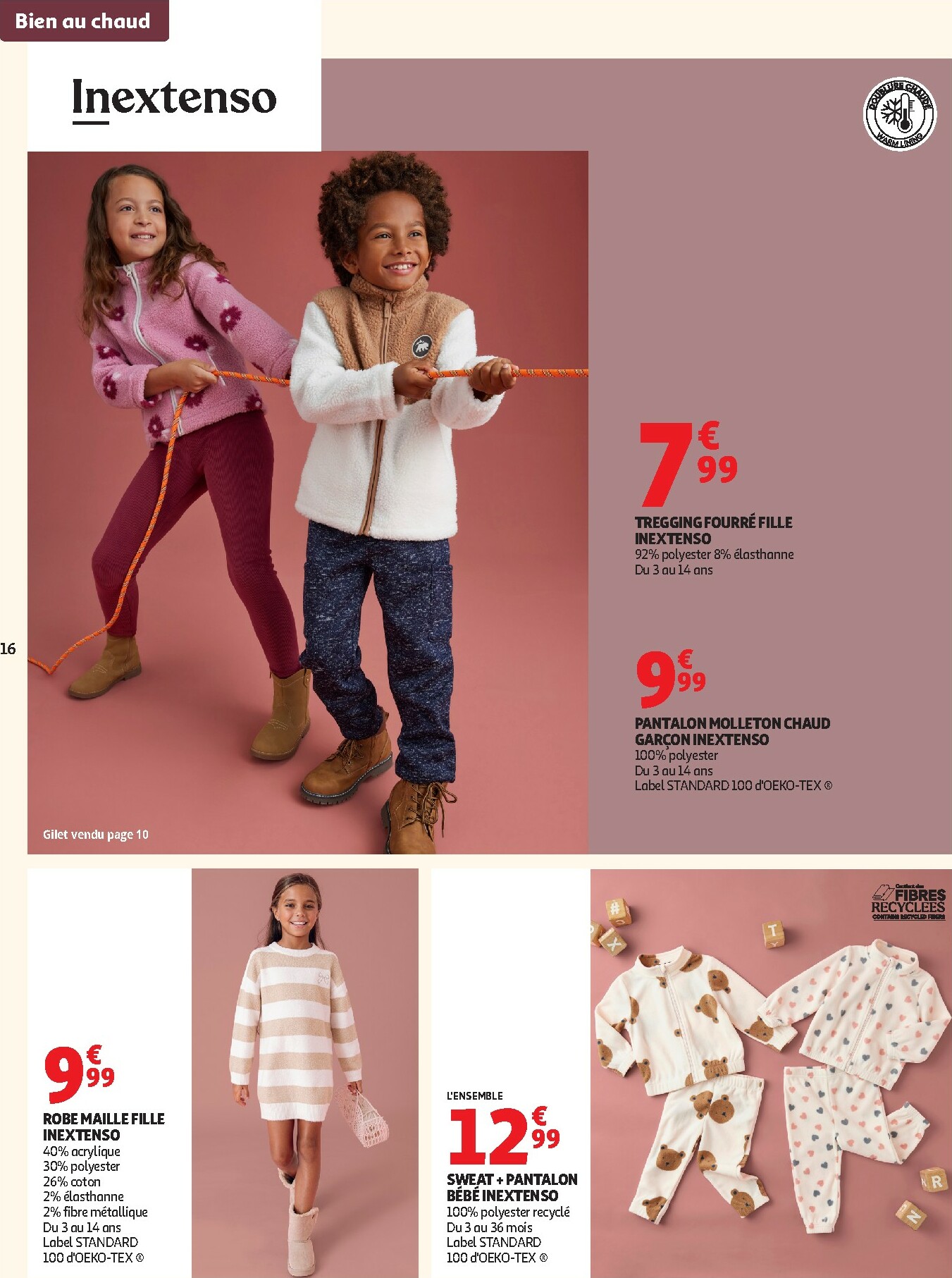 auchan - Catalogue Auchan - Bien au chaud : une couette à ce prix, c'est le rêve valable du 21/10 au 02/11 - page: 16