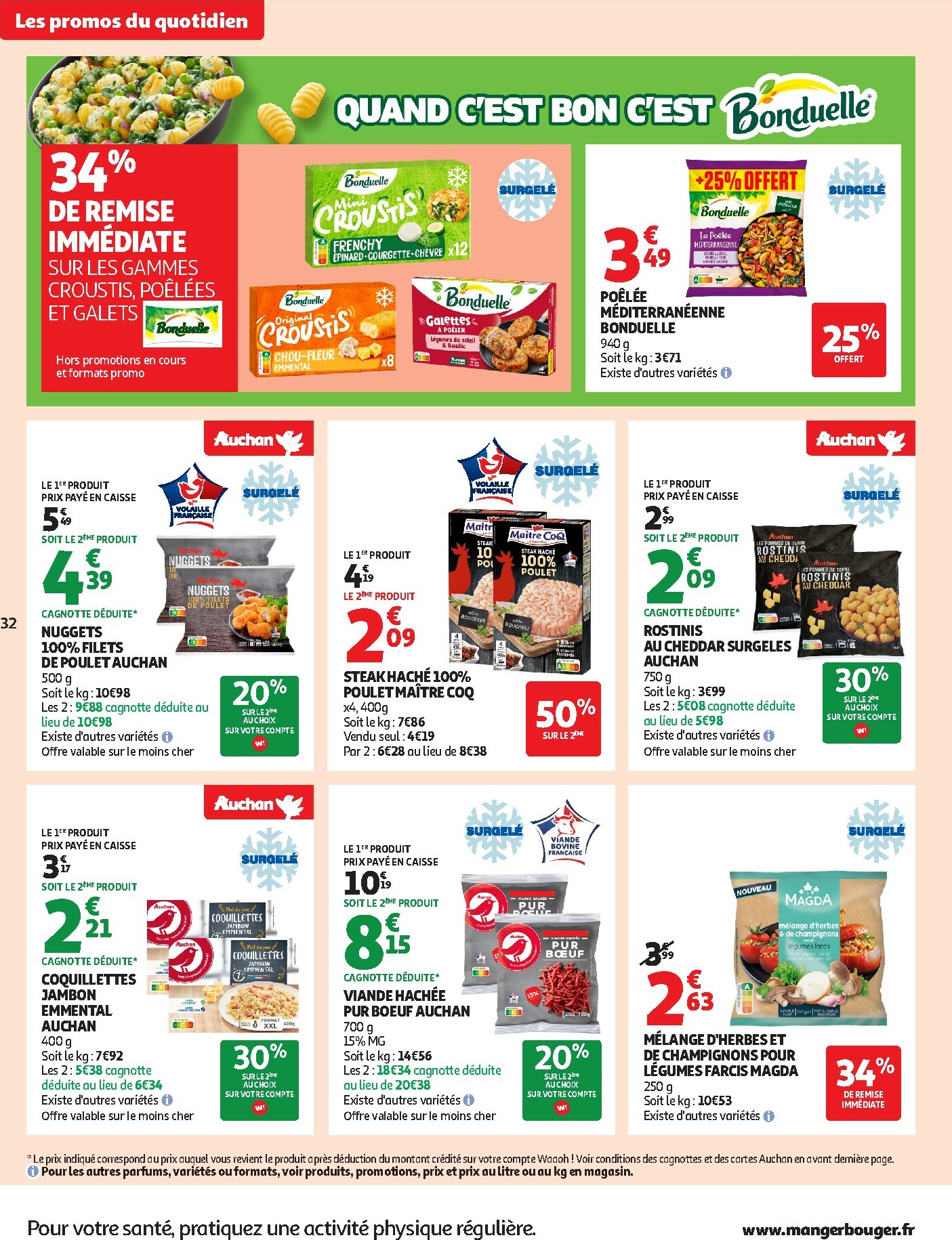 auchan - Catalogue Auchan - Bien au chaud : une couette à ce prix, c'est le rêve valable du 21/10 au 02/11 - page: 33